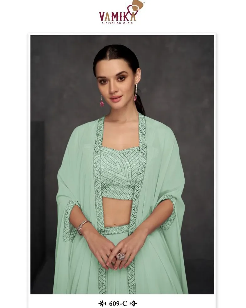 Vamika Celebrity Vol 4 Fancy Wholesale Party Wear Designer Lehenga Choli Collection