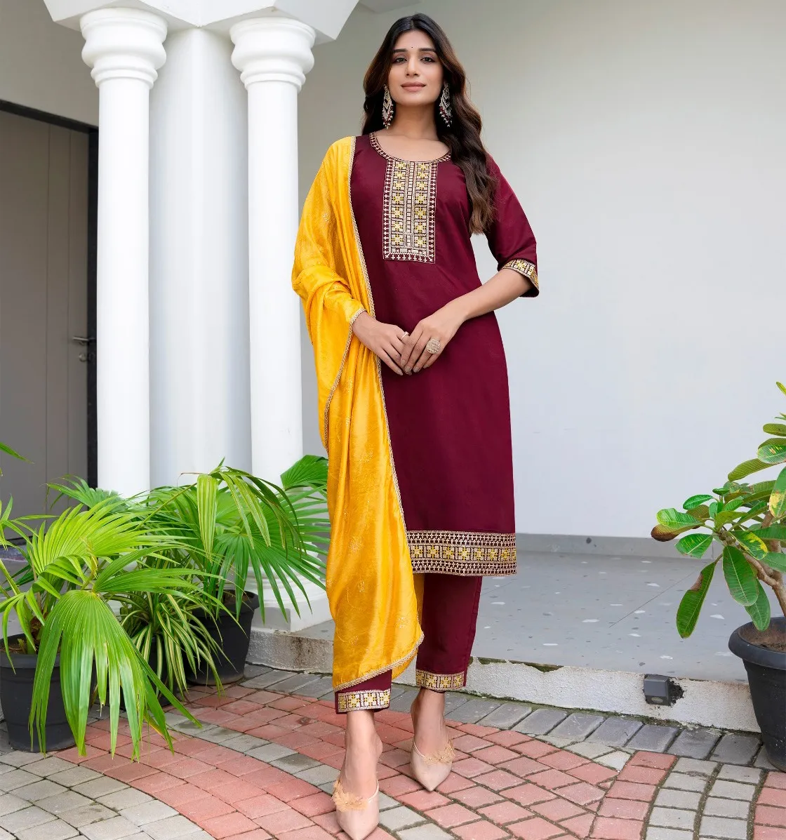 Vaniska Fiza Vol 2 Roman Silk Wholesale Readymade Salwar Suit Collection