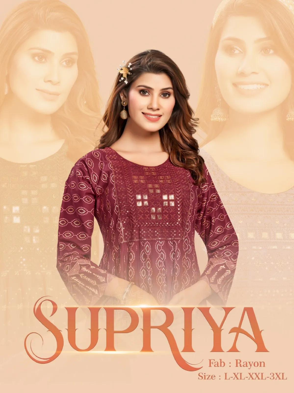 Vardan Ethnic Supriya Heavy Rayon Wholesale Kurtis Collection