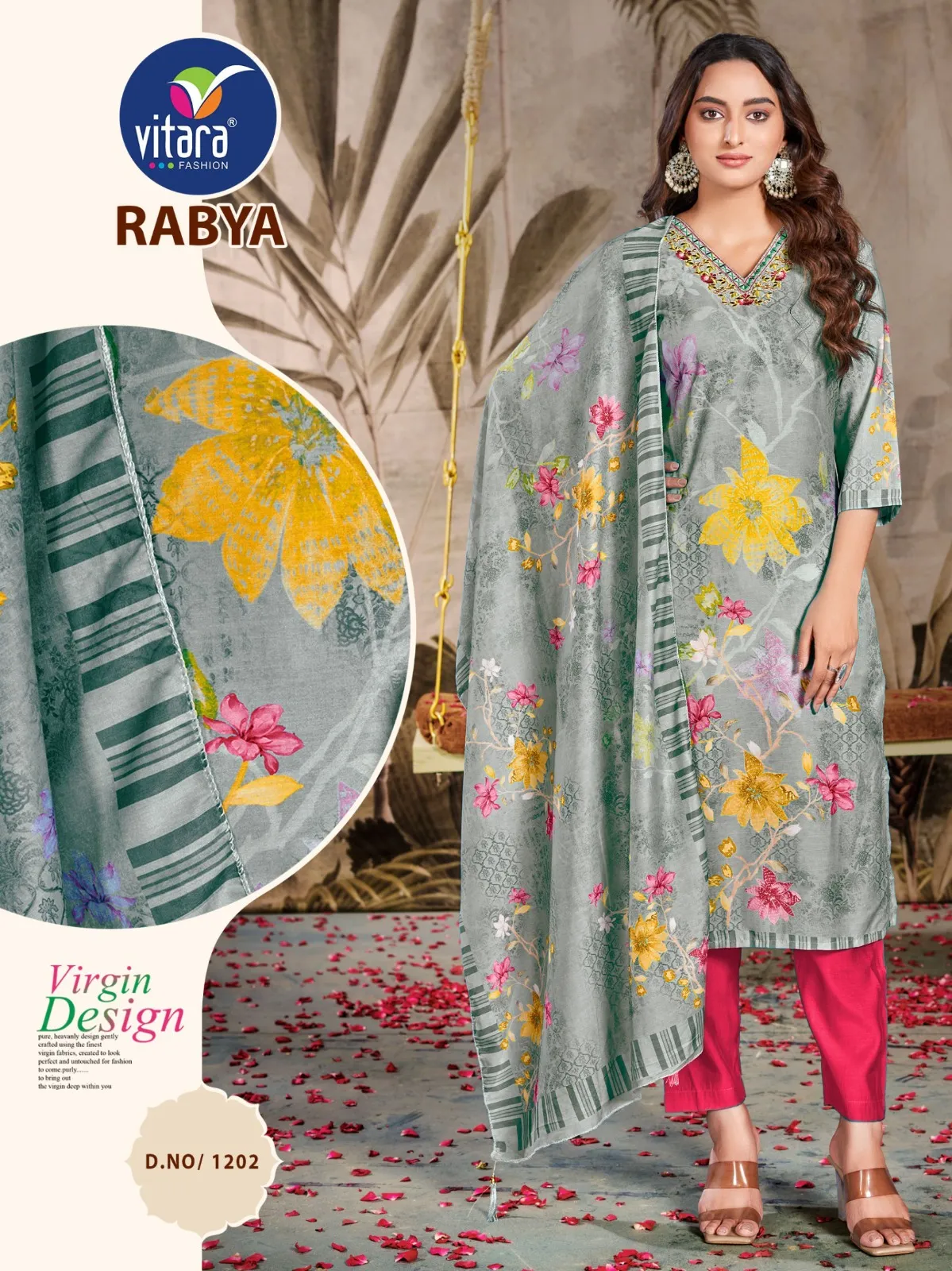 Vitara Rabya Maleen Wholesale Readymade Salwar Suit Collection