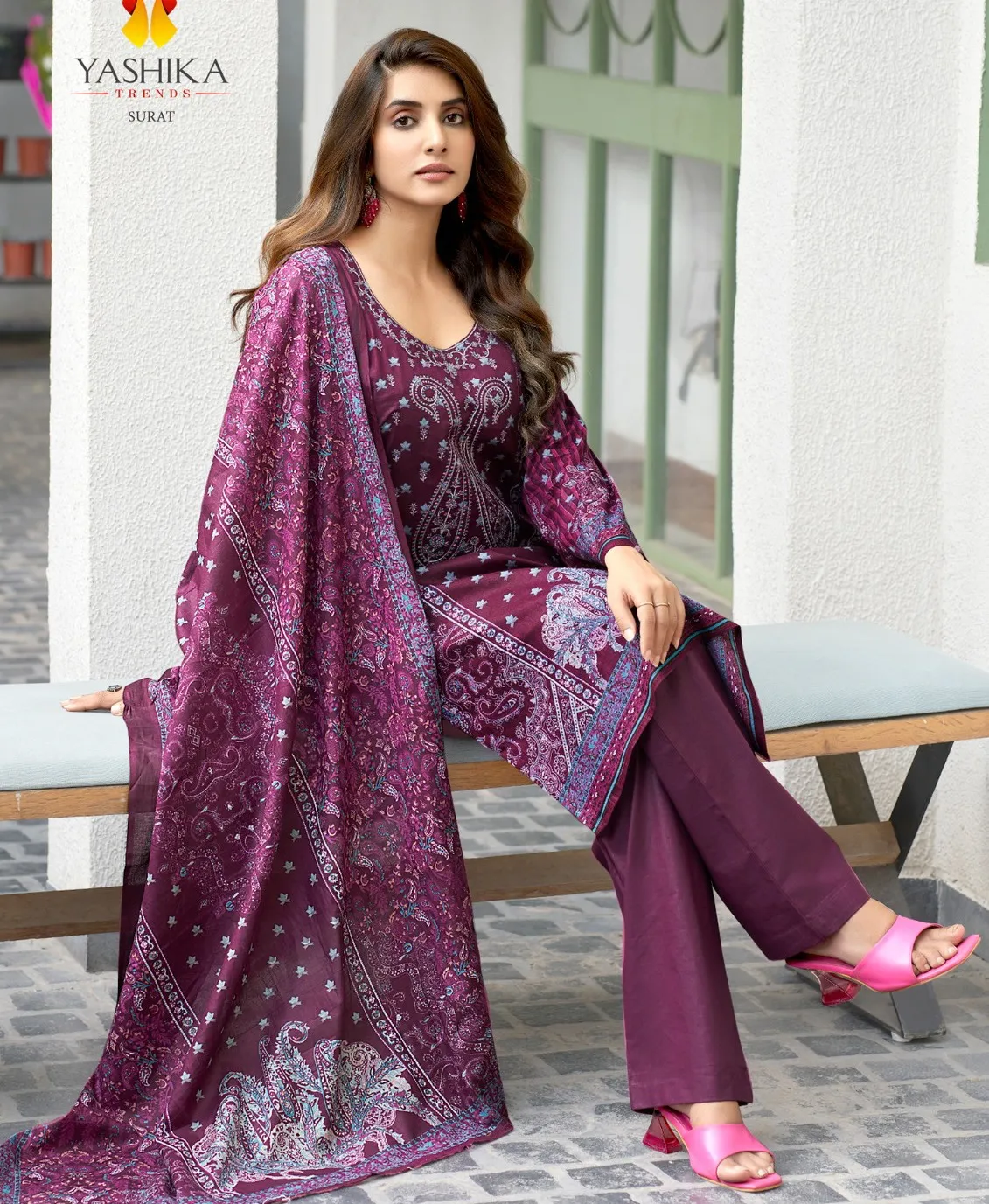 Yashika Nayra A Cotton Printed Wholesale Pakistani Salwar Suit Collection