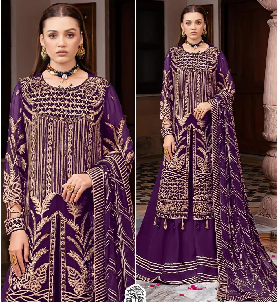 Zaha Afsara Vol 3 Georgette Wholesale Pakistani Salwar Suit Collection