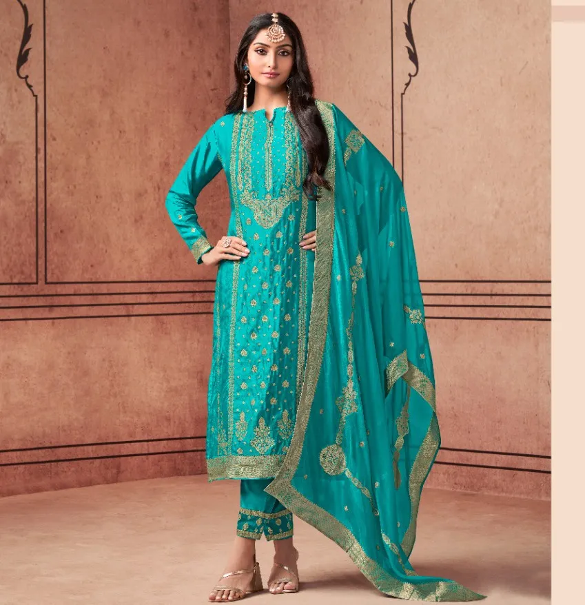Zisa Aurum Taby Silk Wholesale Designer Salwar Suit Collection