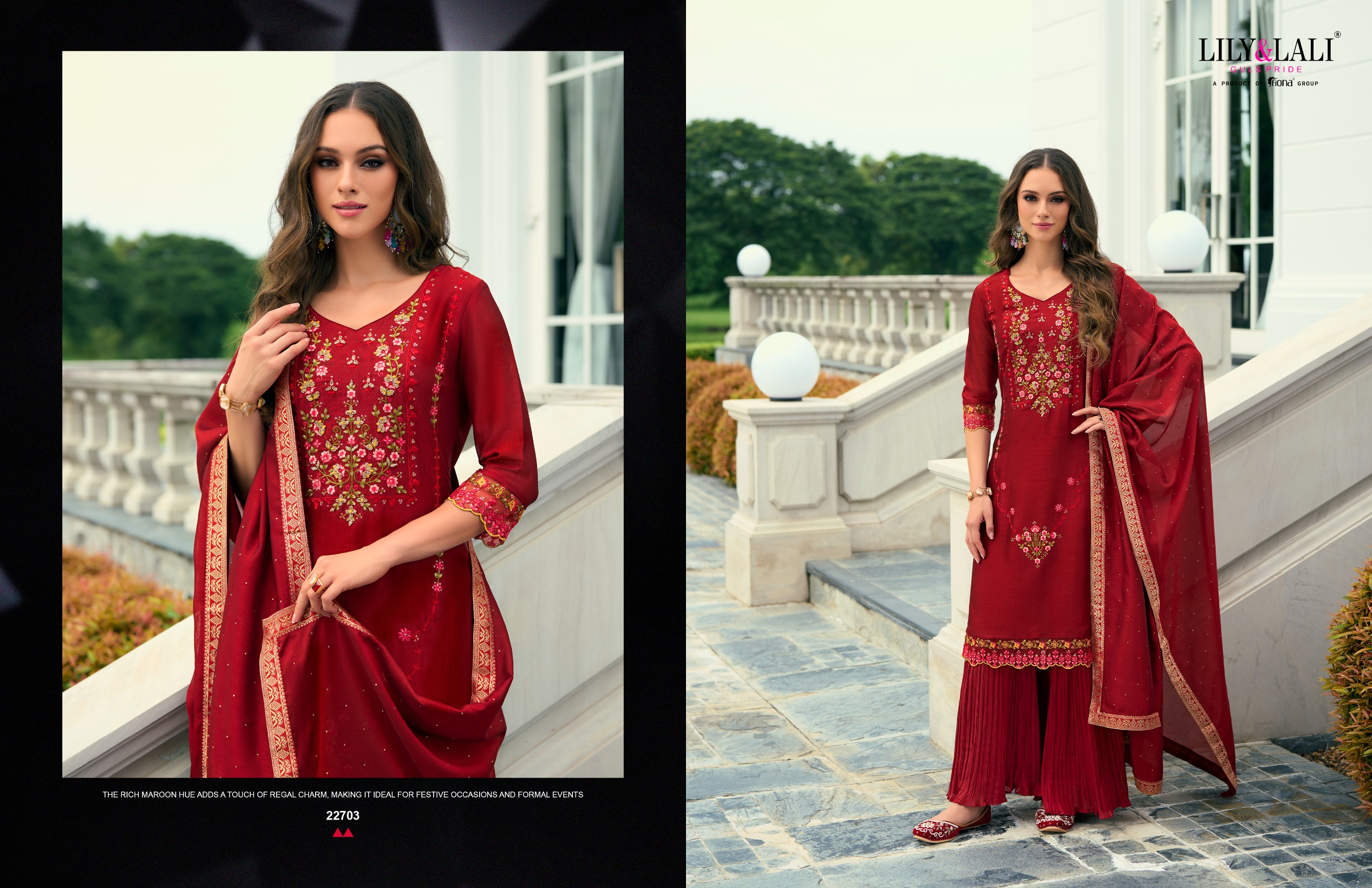 Lily And Lali Malang 2 Vichitra Silk Wholesale Readymade Salwar Suit Collection - Image 5