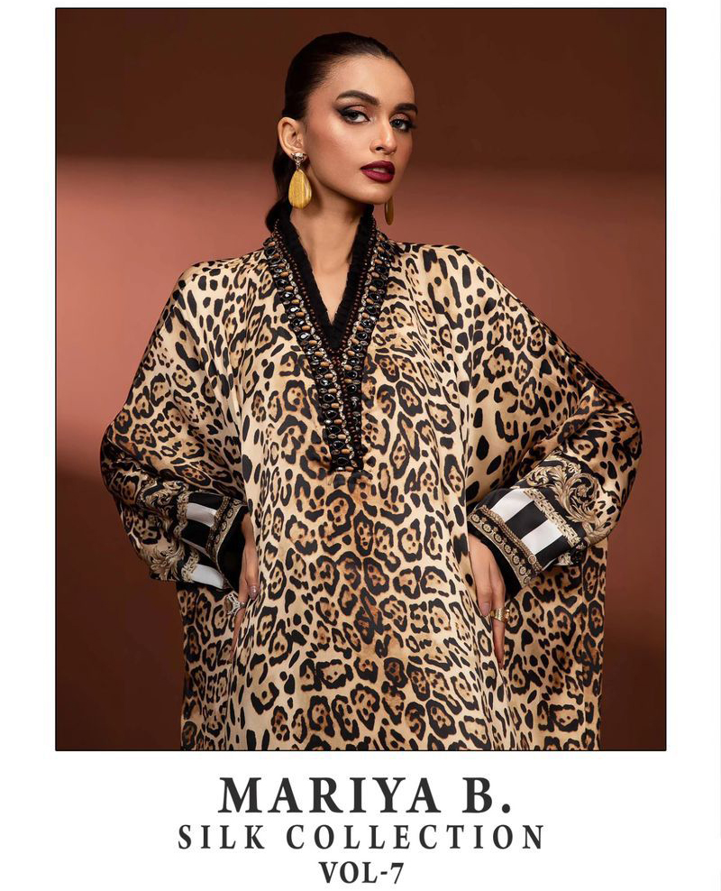 Shree Fabs Mariya B Silk Collection Vol 7 Satin Wholesale Pakistani Salwar Suit Catalog