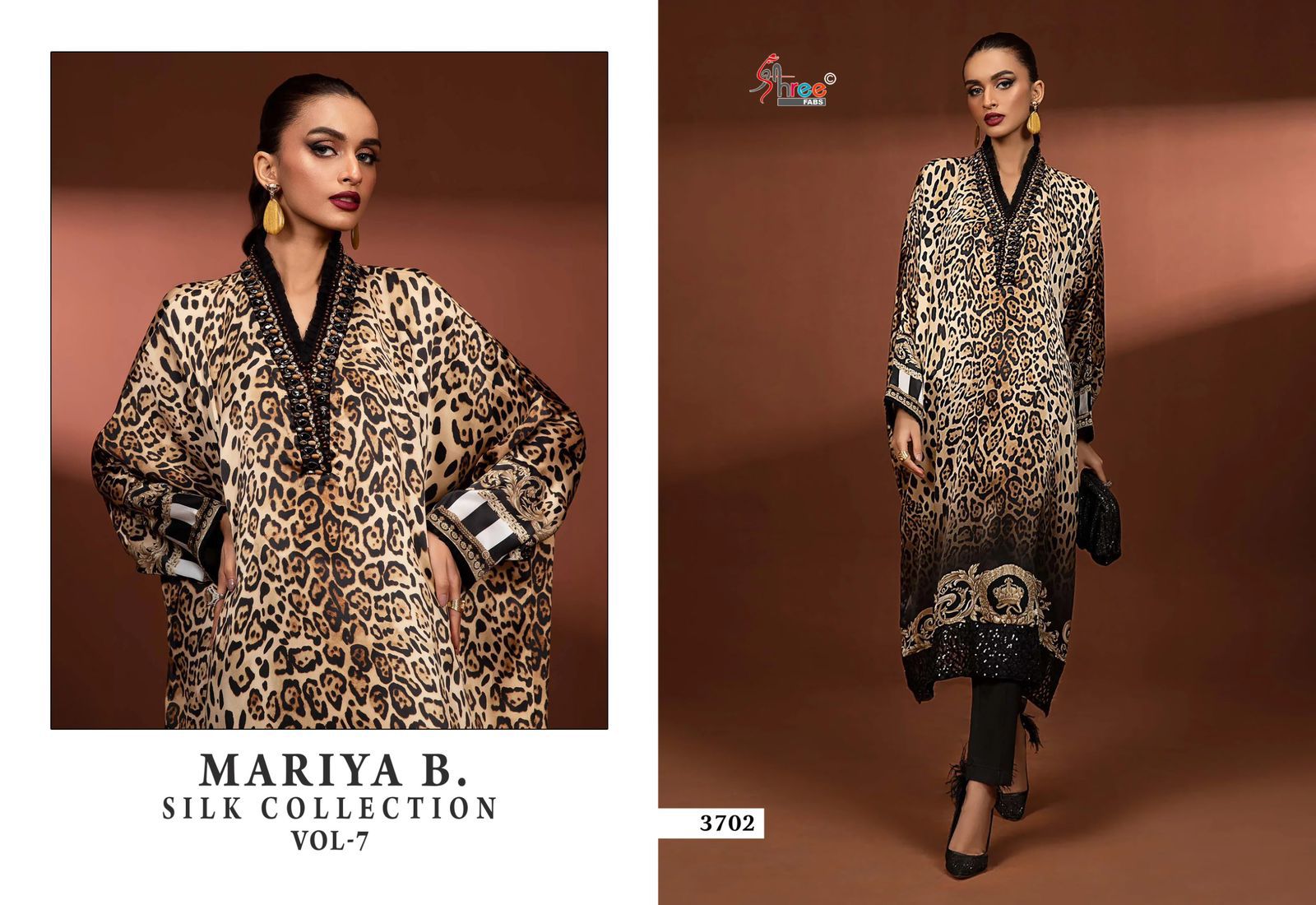 Shree Fabs Mariya B Silk Collection Vol 7 Satin Wholesale Pakistani Salwar Suit Catalog - Image 2