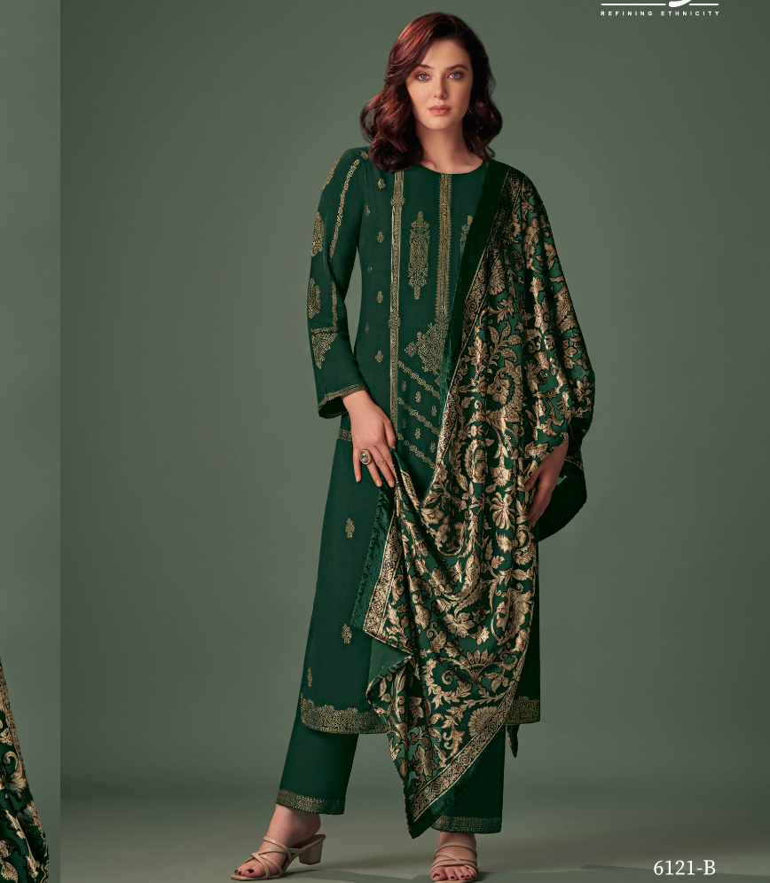 Omtex Sevi Pashmina Jacquard Wholesale Winter Catalog