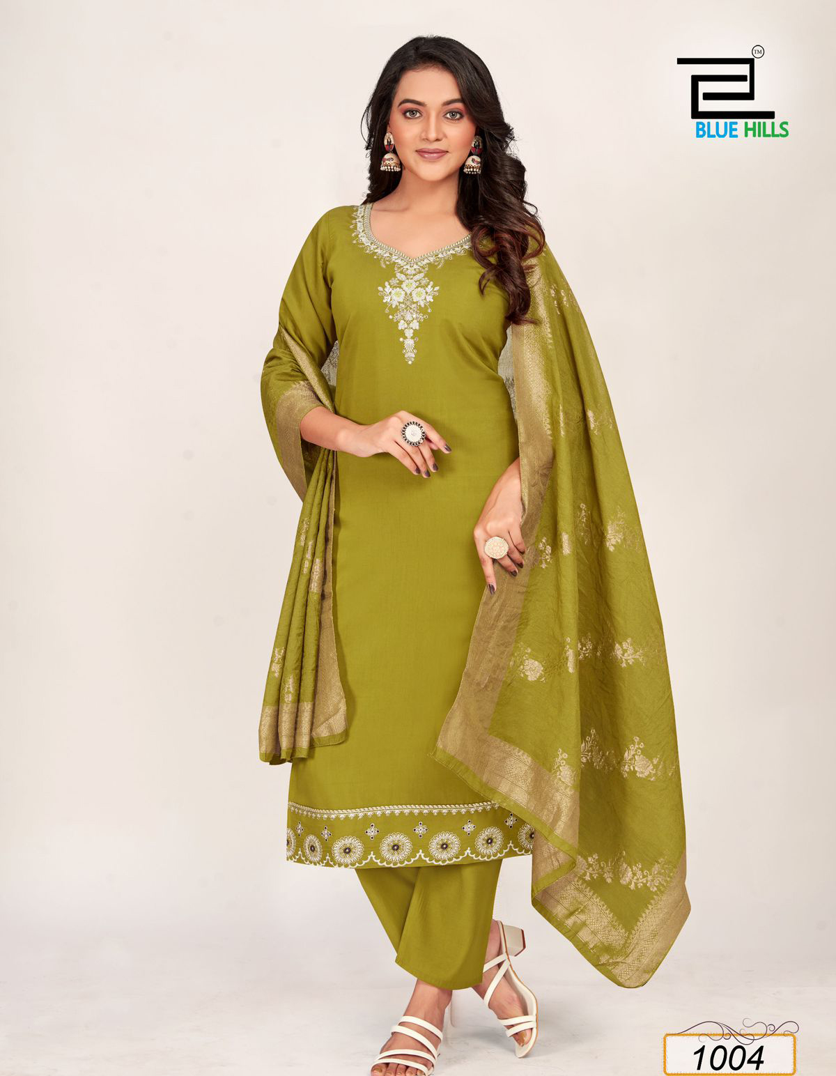 Blue Hills Jhanvi Silk Wholesale Readymade Salwar Suit Catalog