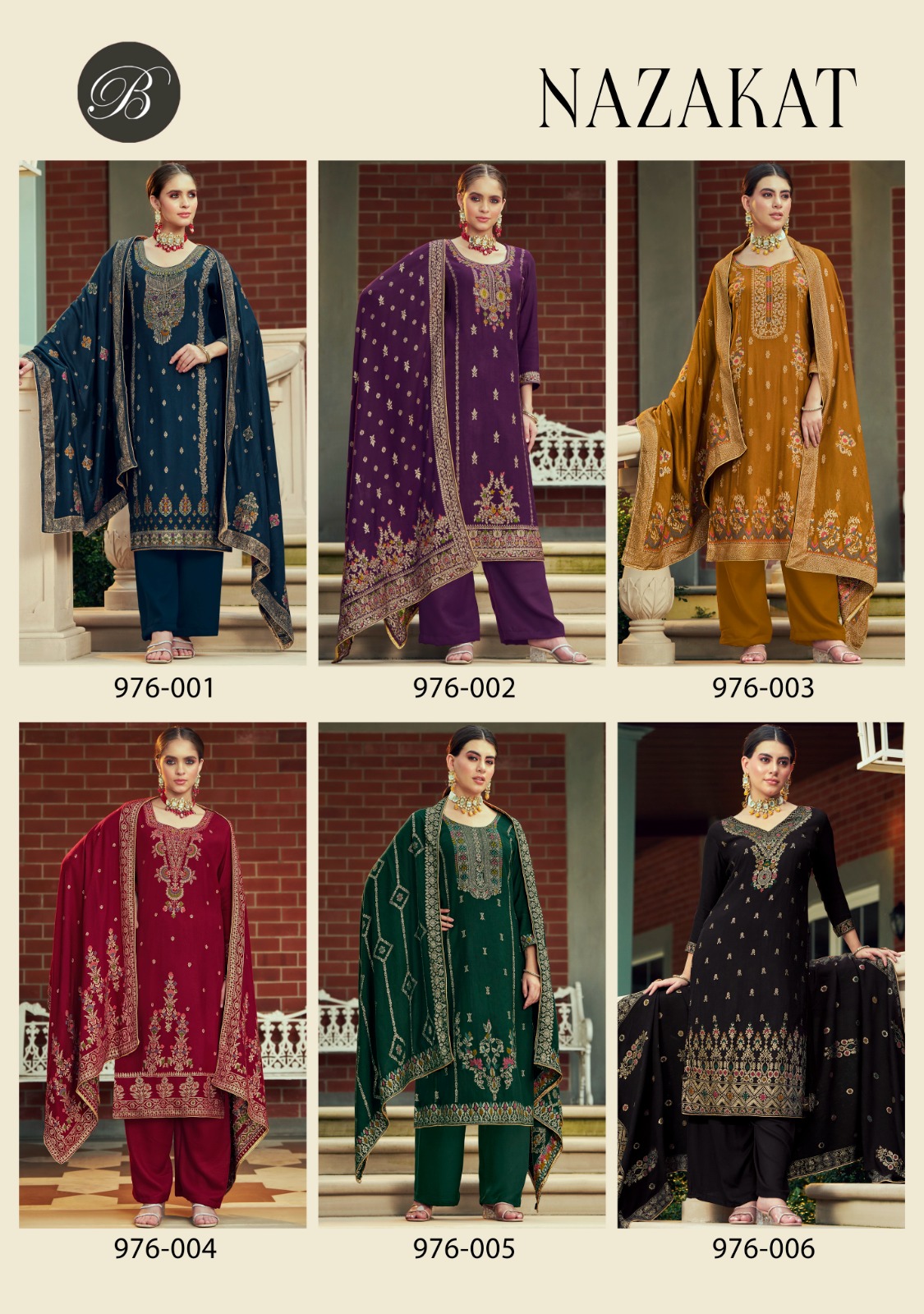 Belliza Nazakat 976 Series Pashmina Wholesale Winter Catalog - Image 7