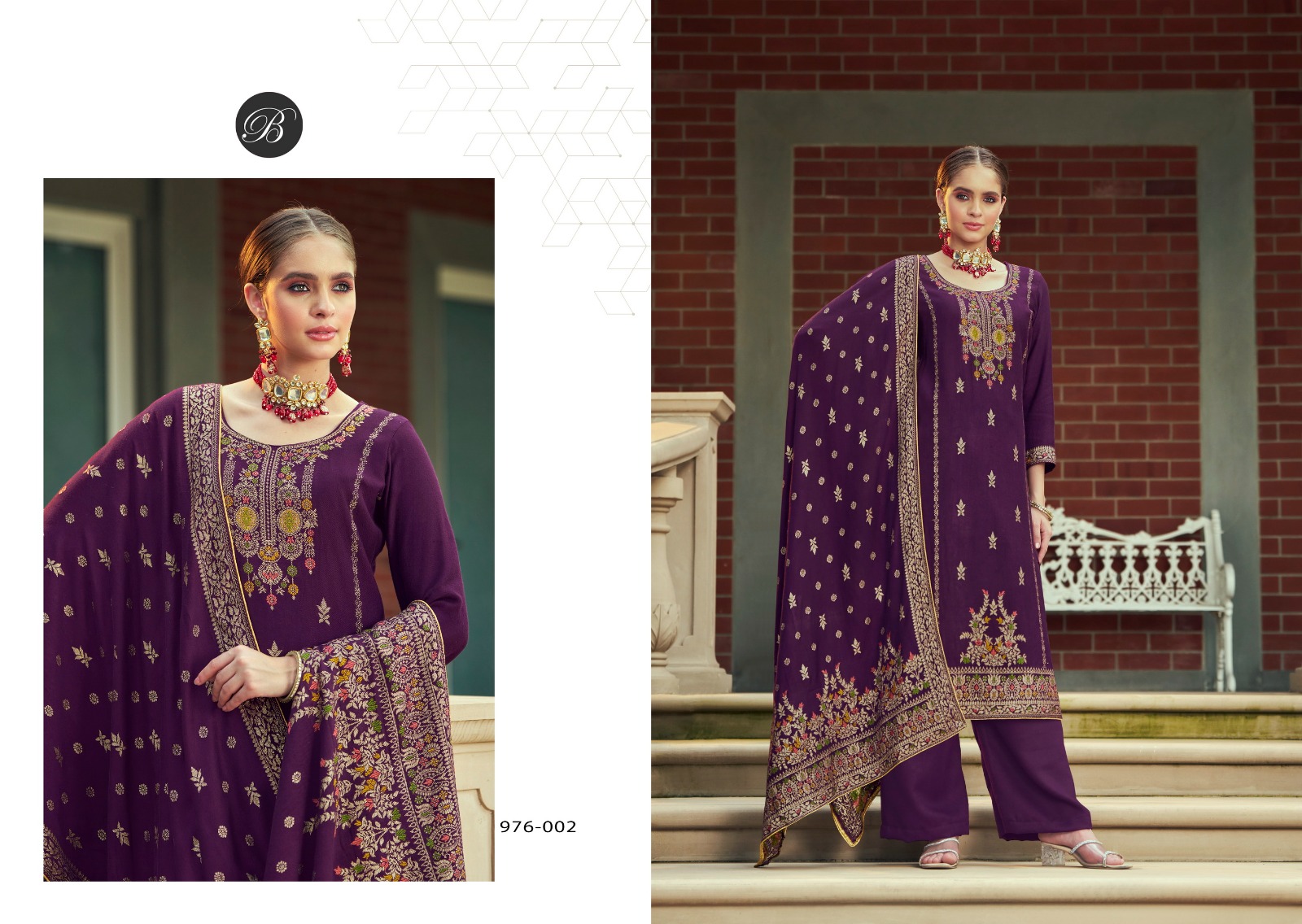 Belliza Nazakat 976 Series Pashmina Wholesale Winter Catalog - Image 3