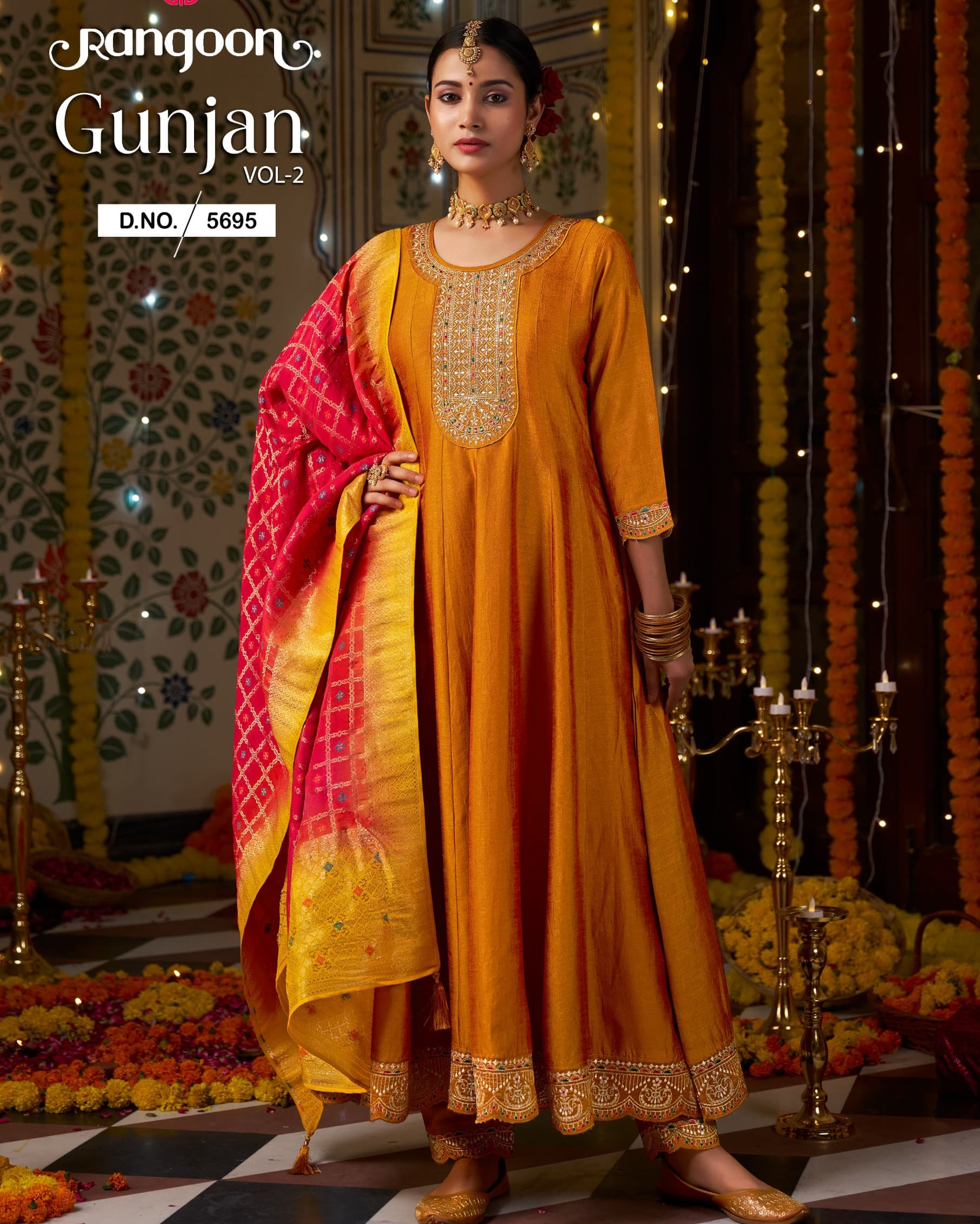 Rangoon Gunjan Vol 2 Silk Wholesale Readymade Salwar Suit Catalog