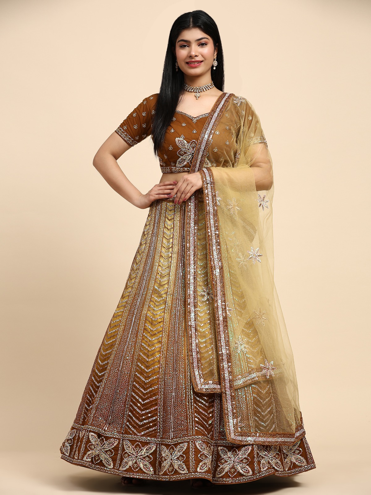 Wedding Crop Top Lehenga (1)