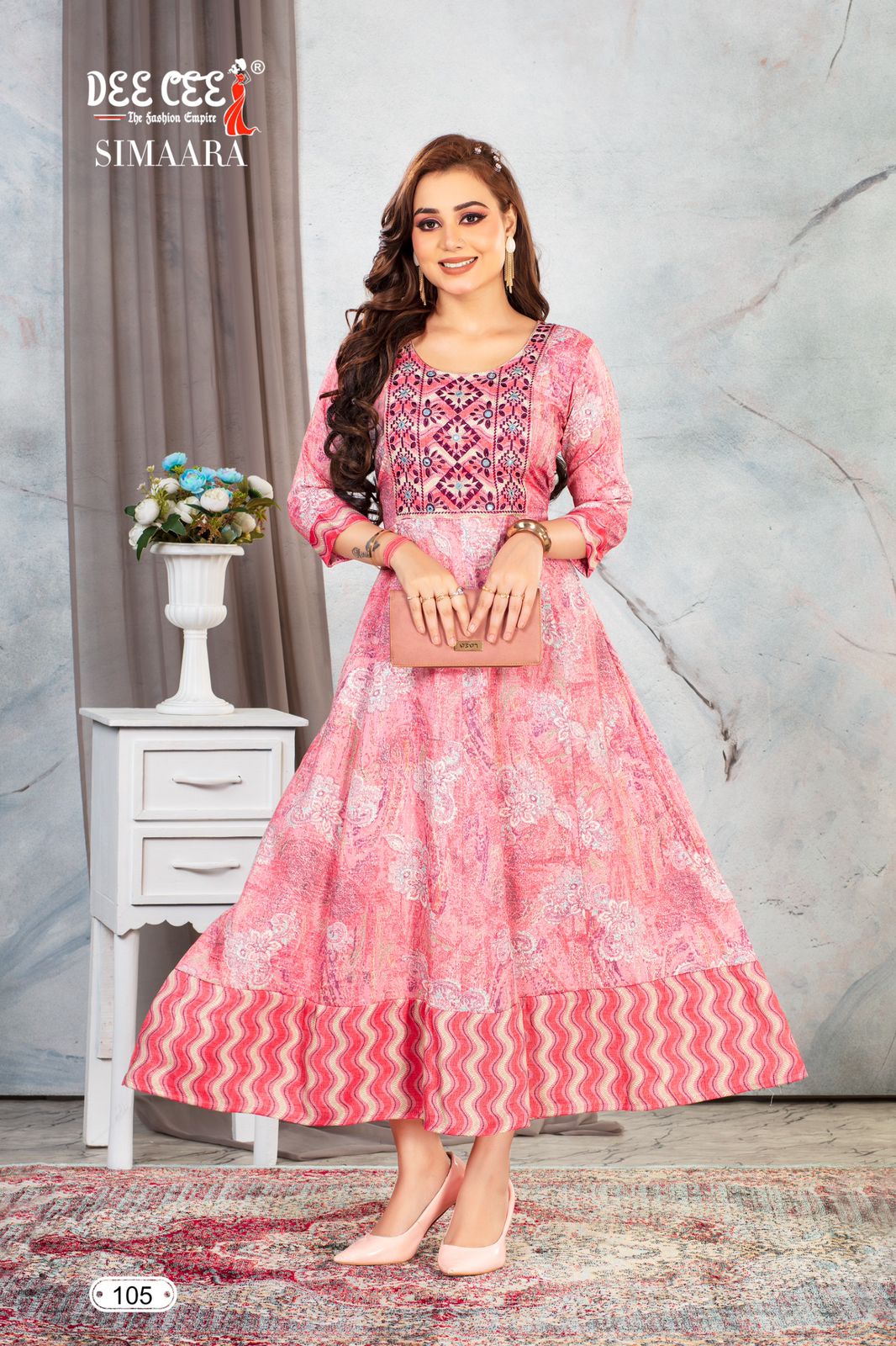 Deecee Simaara Capsule Foil Print Wholesale Fancy Kurti Catalog — Rayon Kurti, MPA wholesale from Surat — view 5