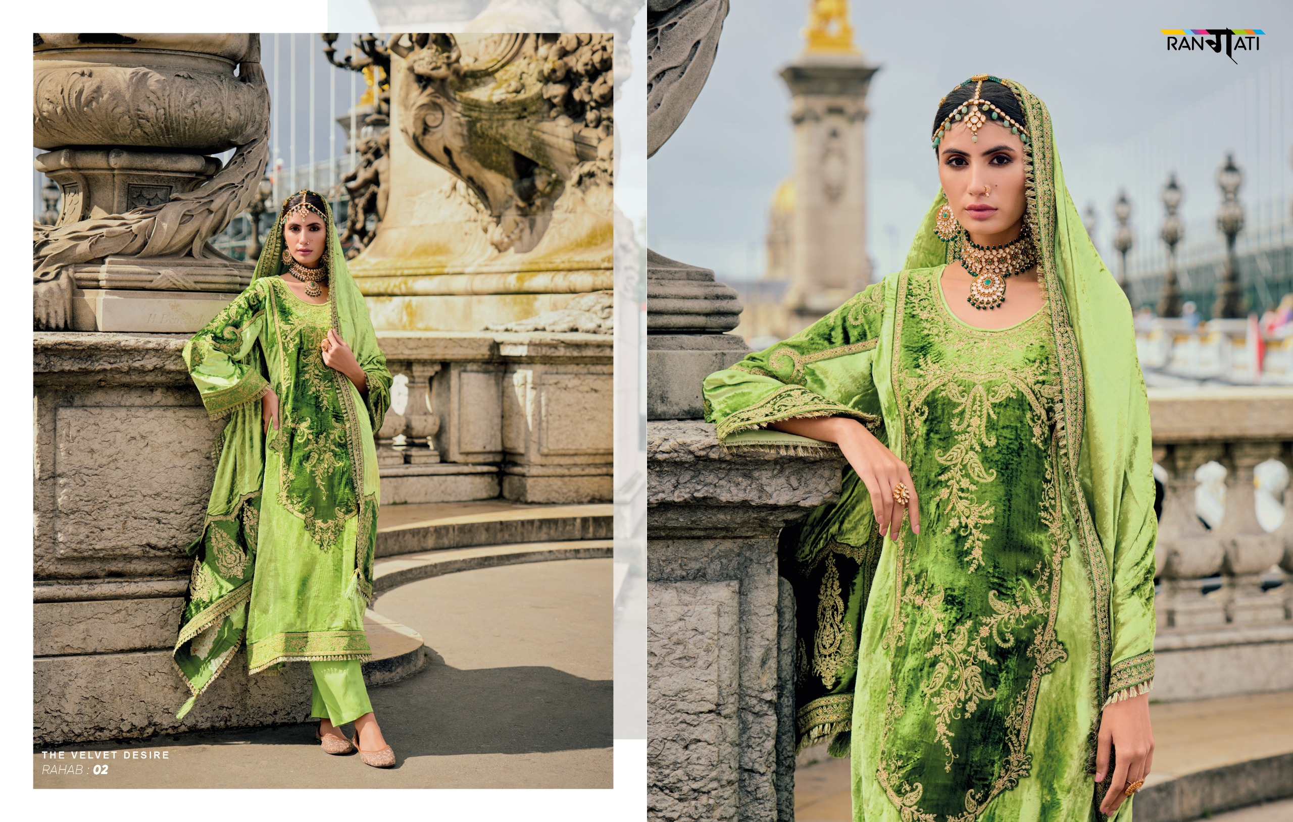 Rangati Prints Rahab Viscose Plush Velvet Wholesale Winter Catalog - Image 3