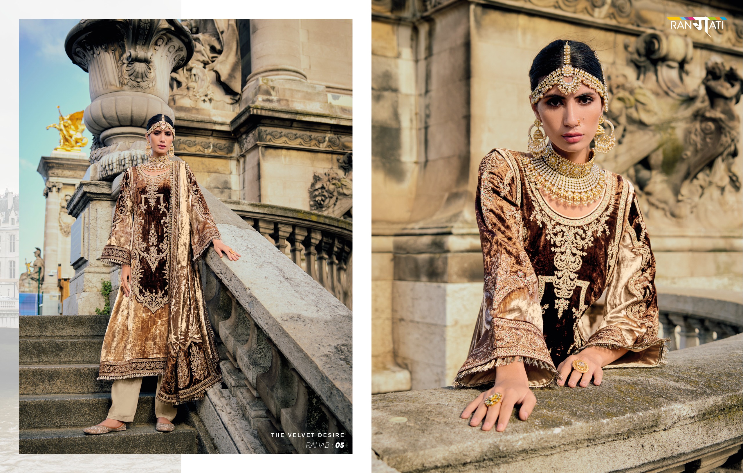 Rangati Prints Rahab Viscose Plush Velvet Wholesale Winter Catalog - Image 6