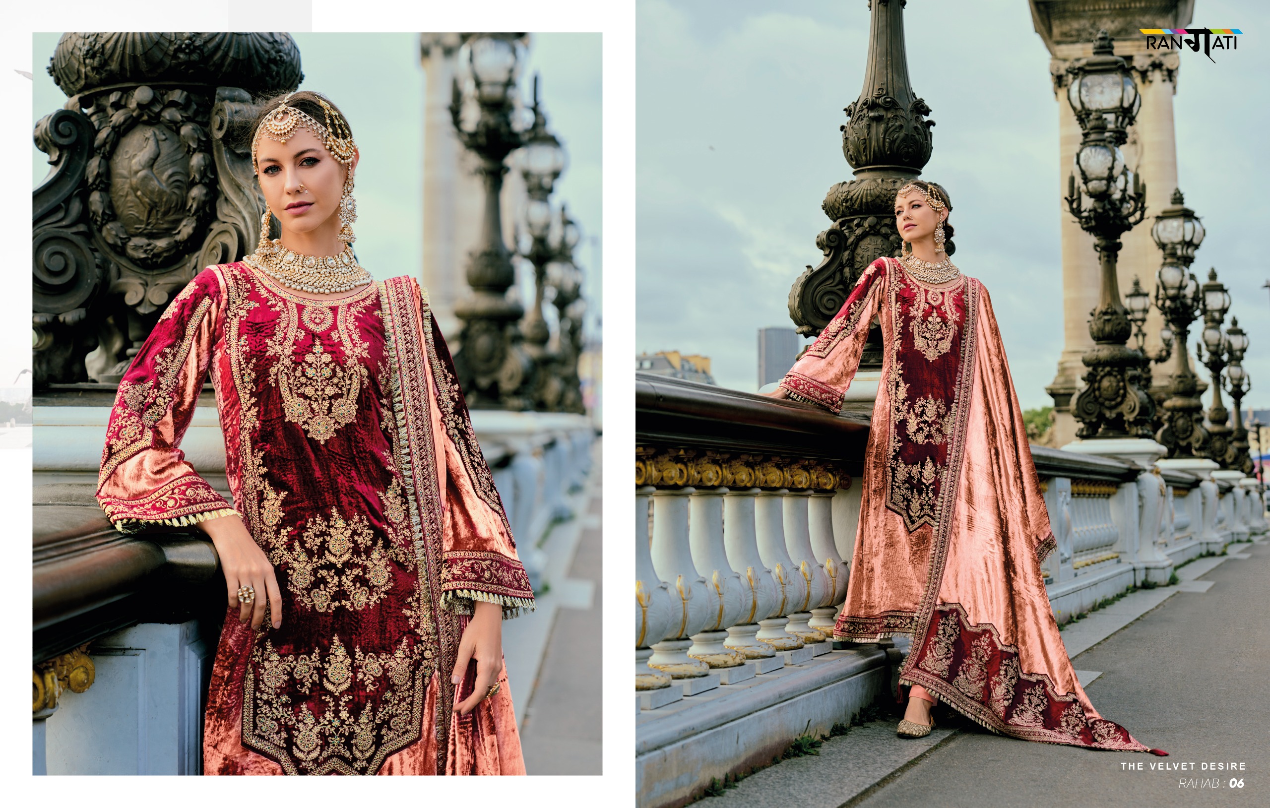 Rangati Prints Rahab Viscose Plush Velvet Wholesale Winter Catalog - Image 7