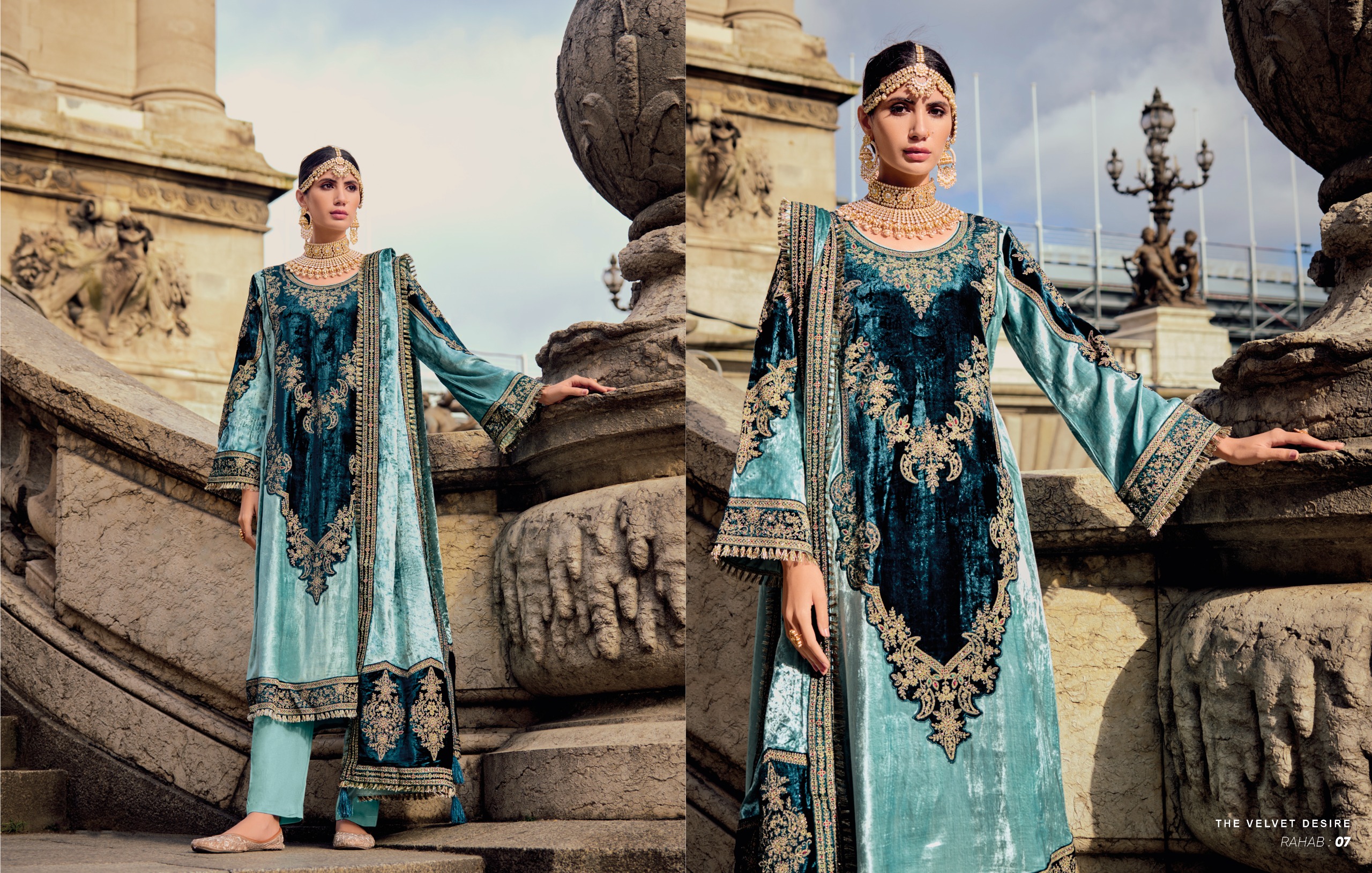 Rangati Prints Rahab Viscose Plush Velvet Wholesale Winter Catalog - Image 8