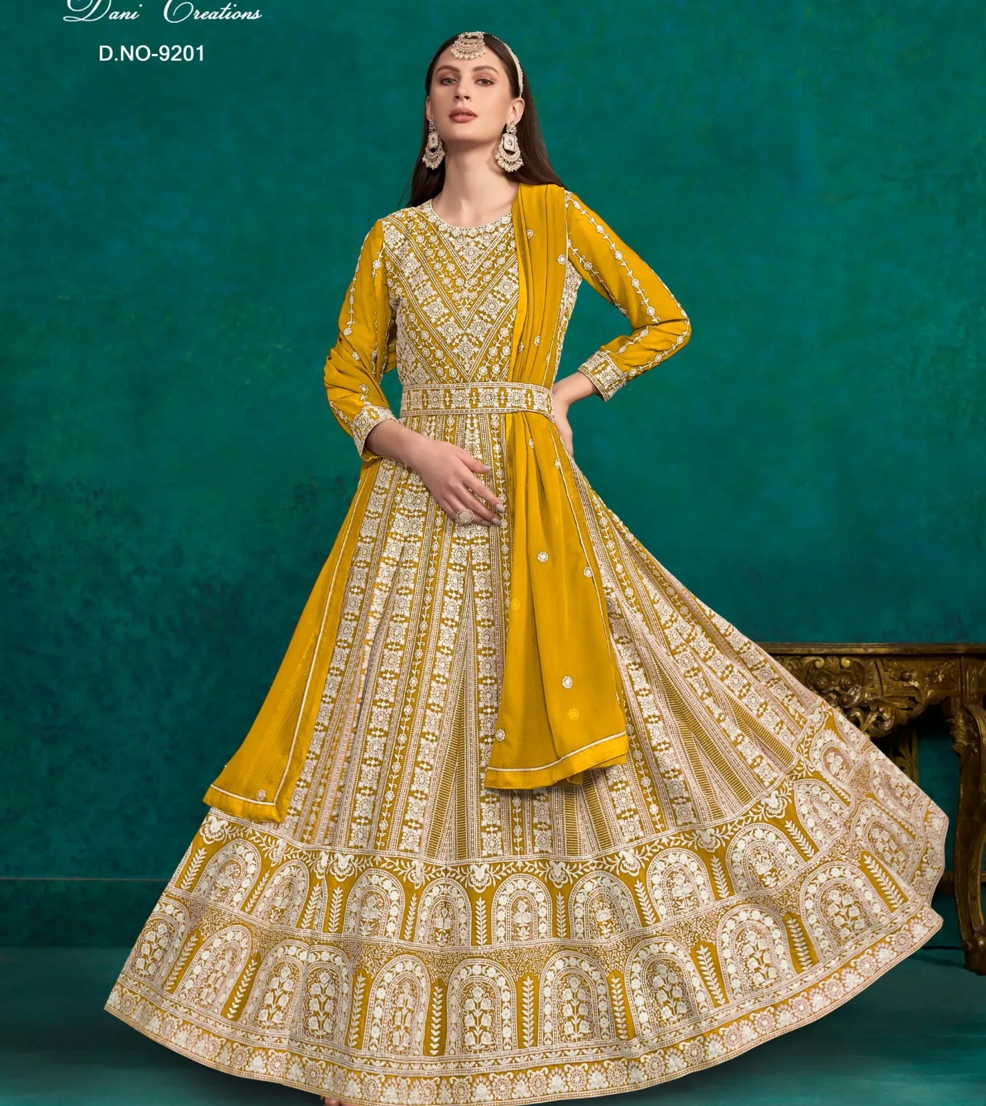 Aanaya 9200 Series (Vol-192) Faux Georgette Wholesale Designer Salwar Suit Collection