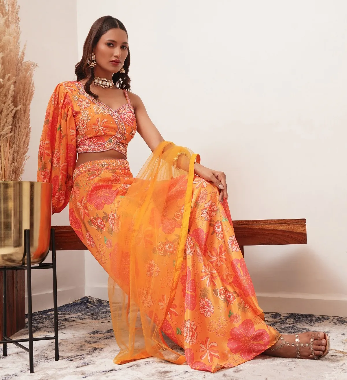 Amoha C404 Chinon Wholesale Readymade Salwar Suit Collection