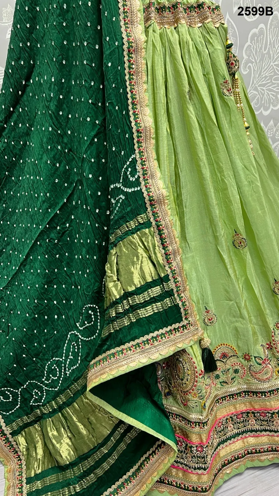 Anjani Art 2599A & 2599B Dolla Silk Wholesale Designer Lehenga Collection - Image 4