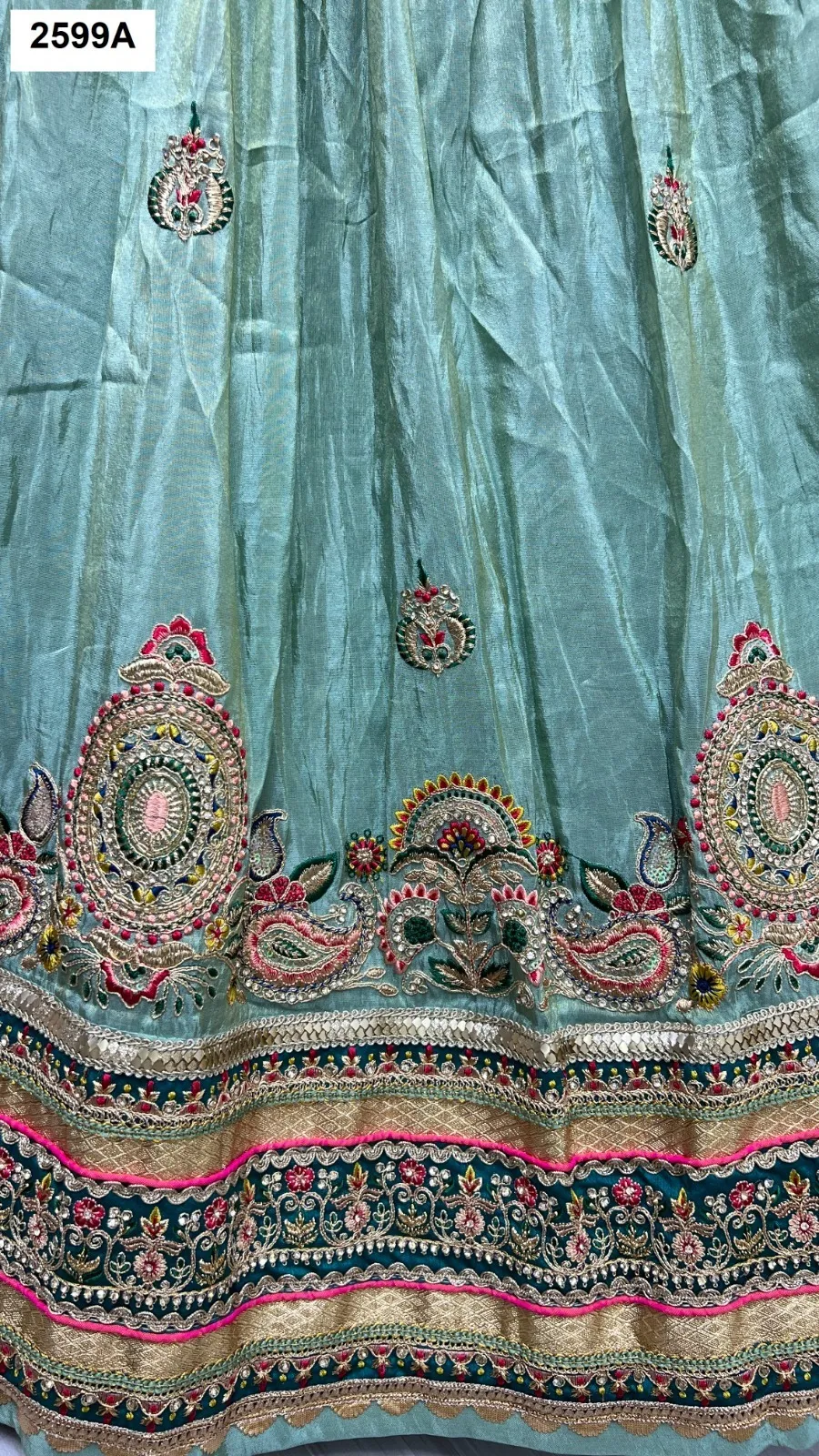 Anjani Art 2599A & 2599B Dolla Silk Wholesale Designer Lehenga Collection - Image 8