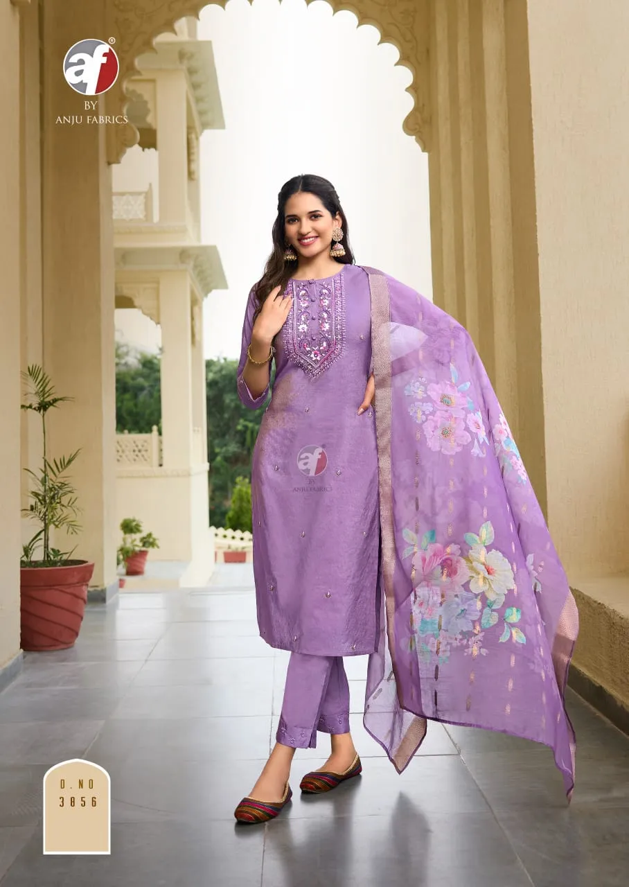 Anju Fabric Mayra Vol 5 Blended Shimmer Wholesale Readymade Salwar Suit Collection — Wholesale Readymade Suit, Anju fabric wholesale from Surat - Gallery Image 2