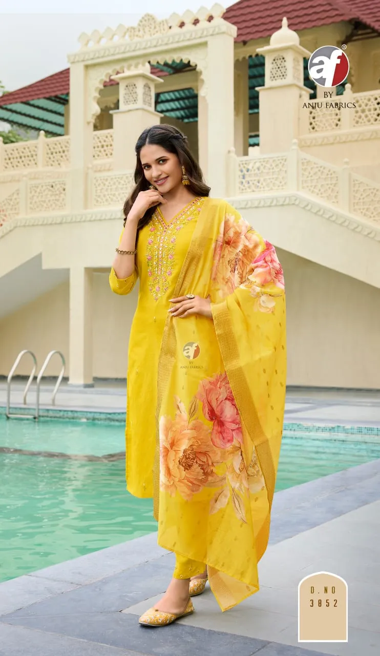 Anju Fabric Mayra Vol 5 Blended Shimmer Wholesale Readymade Salwar Suit Collection — Wholesale Readymade Suit, Anju fabric wholesale from Surat - Gallery Image 6