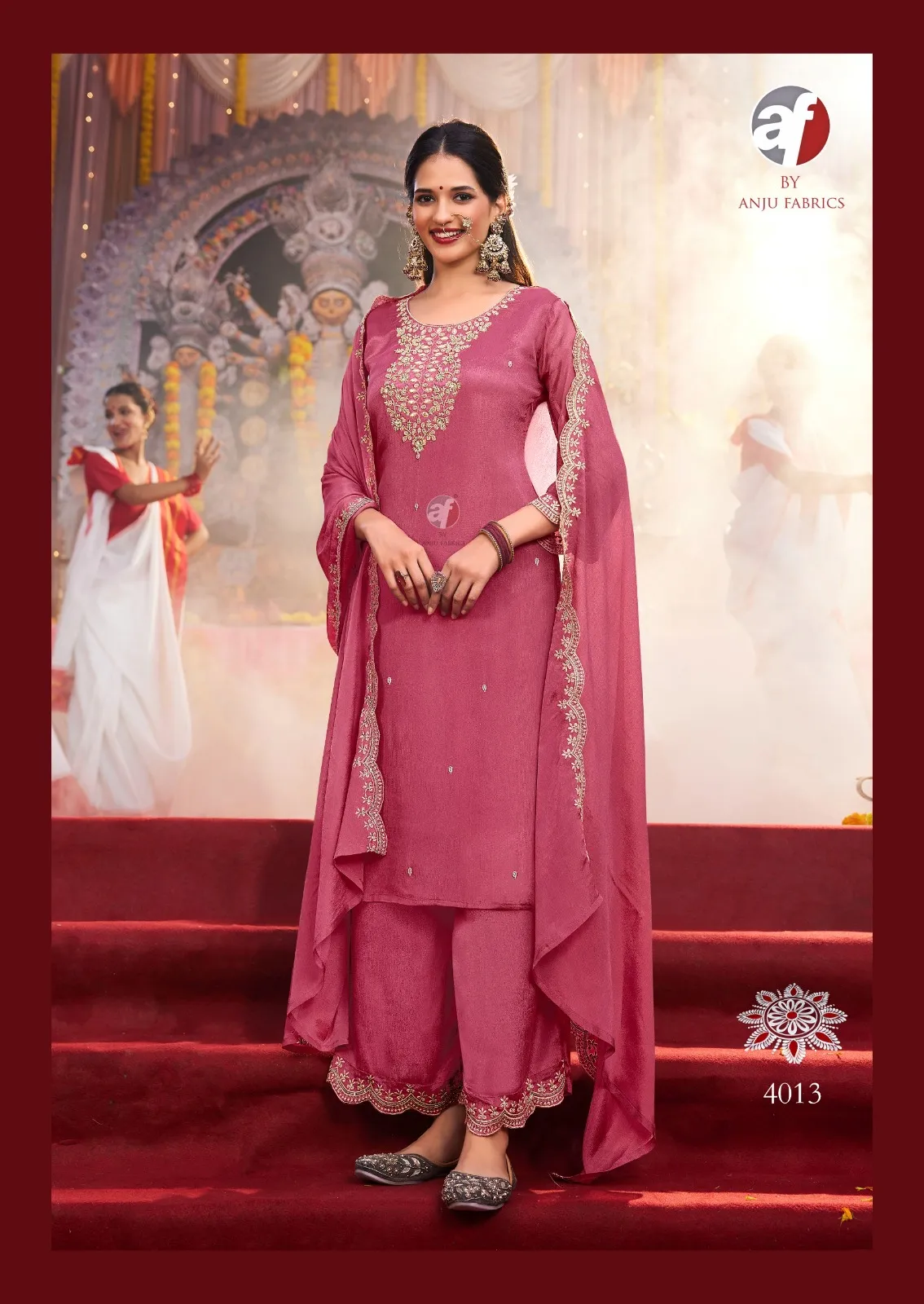 Anju Fabric Sahiba Vol 6 Chinon Wholesale Readymade Salwar Suit Collection — Wholesale Readymade Suit, Anju fabric wholesale from Surat - Gallery Image 2