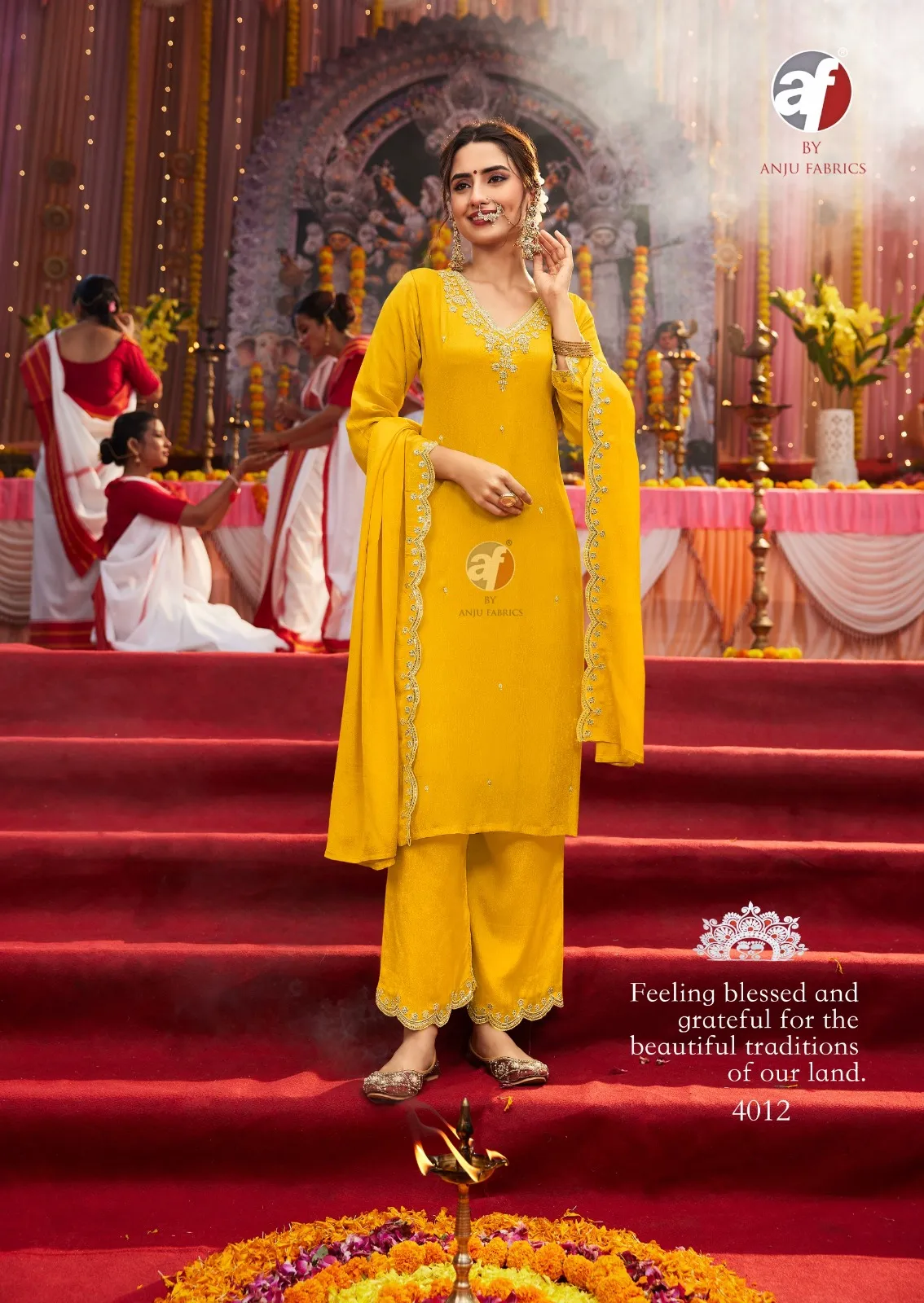 Anju Fabric Sahiba Vol 6 Chinon Wholesale Readymade Salwar Suit Collection — Wholesale Readymade Suit, Anju fabric wholesale from Surat - Gallery Image 7