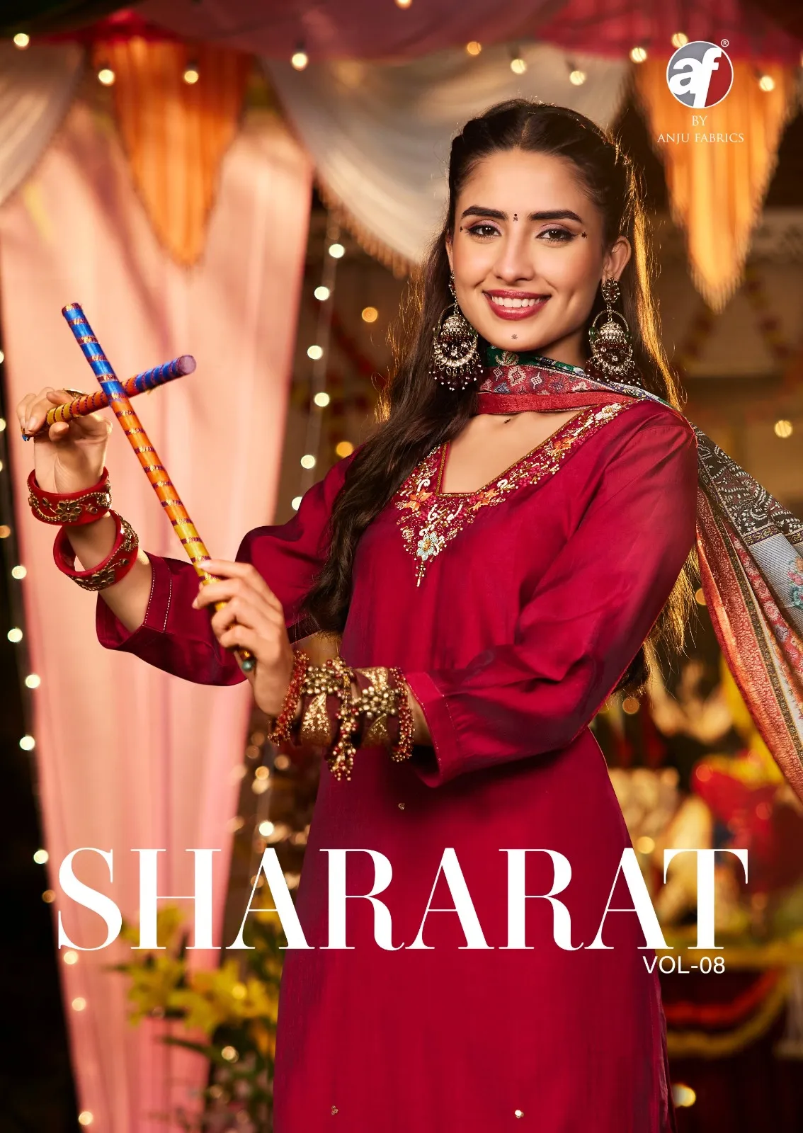Anju Fabric Shararat Vol 8 Modal Silk Wholesale Readymade Salwar Suit Collection — Wholesale Readymade Suit, Anju fabric wholesale from Surat — view 1