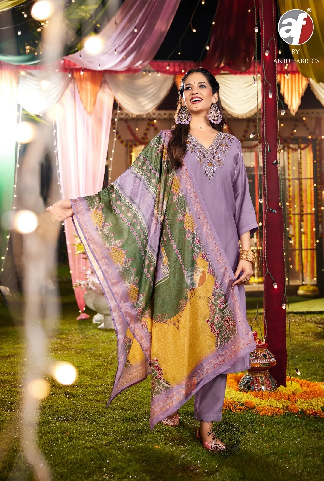 Anju Fabric Shararat Vol 8 Modal Silk Wholesale Readymade Salwar Suit Collection — Wholesale Readymade Suit, Anju fabric wholesale from Surat - Gallery Image 4