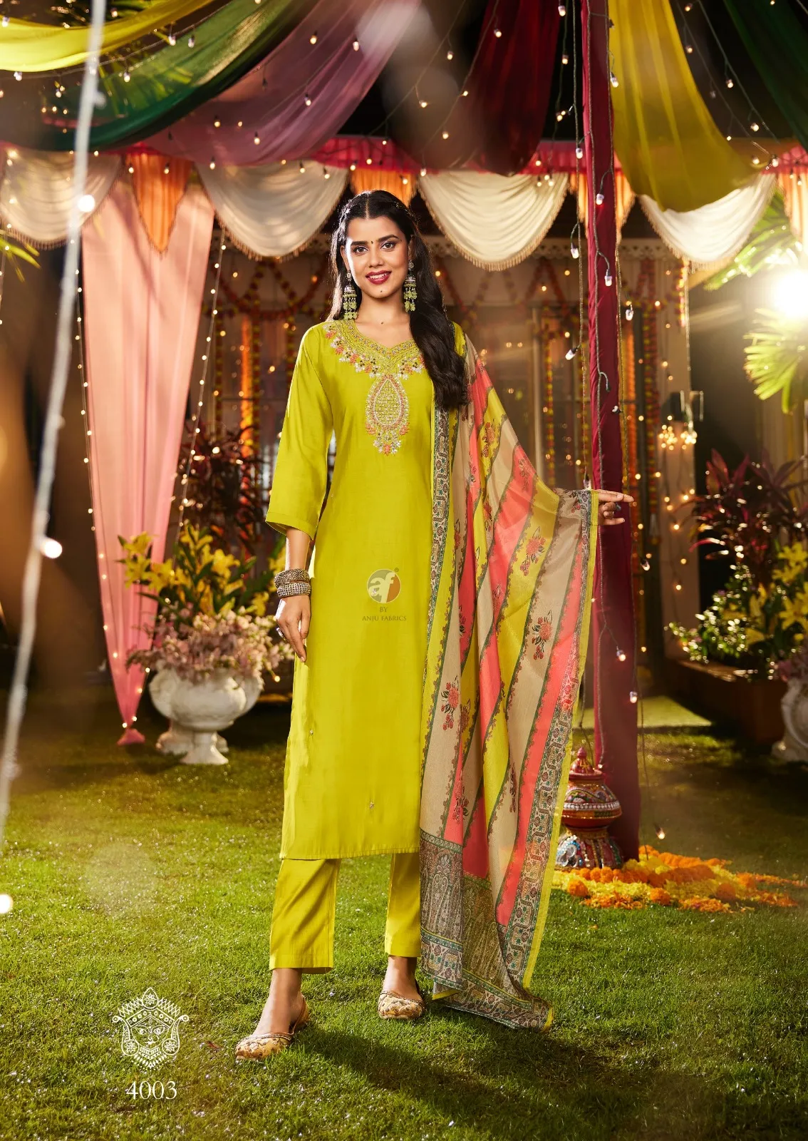 Anju Fabric Shararat Vol 8 Modal Silk Wholesale Readymade Salwar Suit Collection — Wholesale Readymade Suit, Anju fabric wholesale from Surat - Gallery Image 5