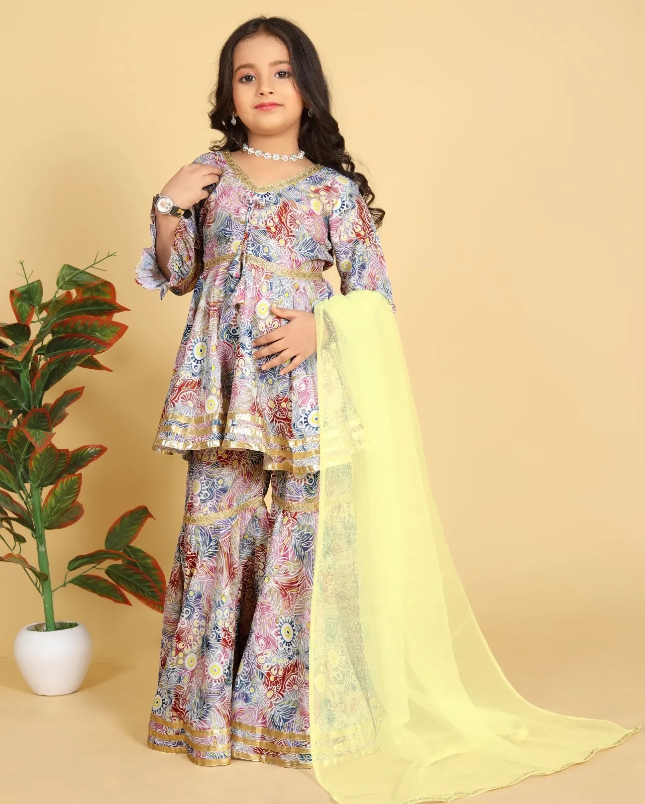 Beena 095 To 100 Masleen Wholesale Aliya Cut Stylist Kids Collection