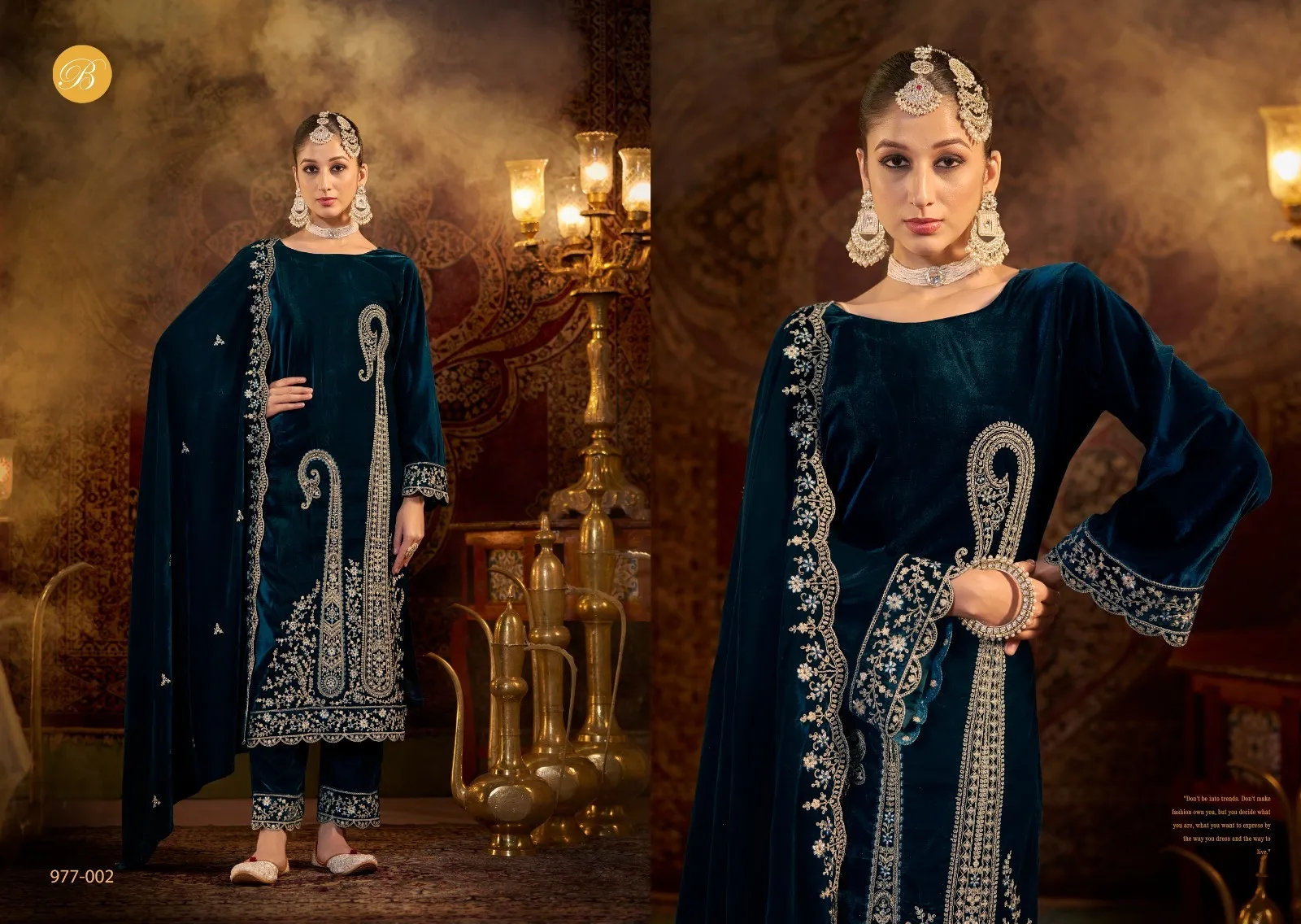 Belliza Winter Luxury Velvet Wholesale Winter Collection - Image 2