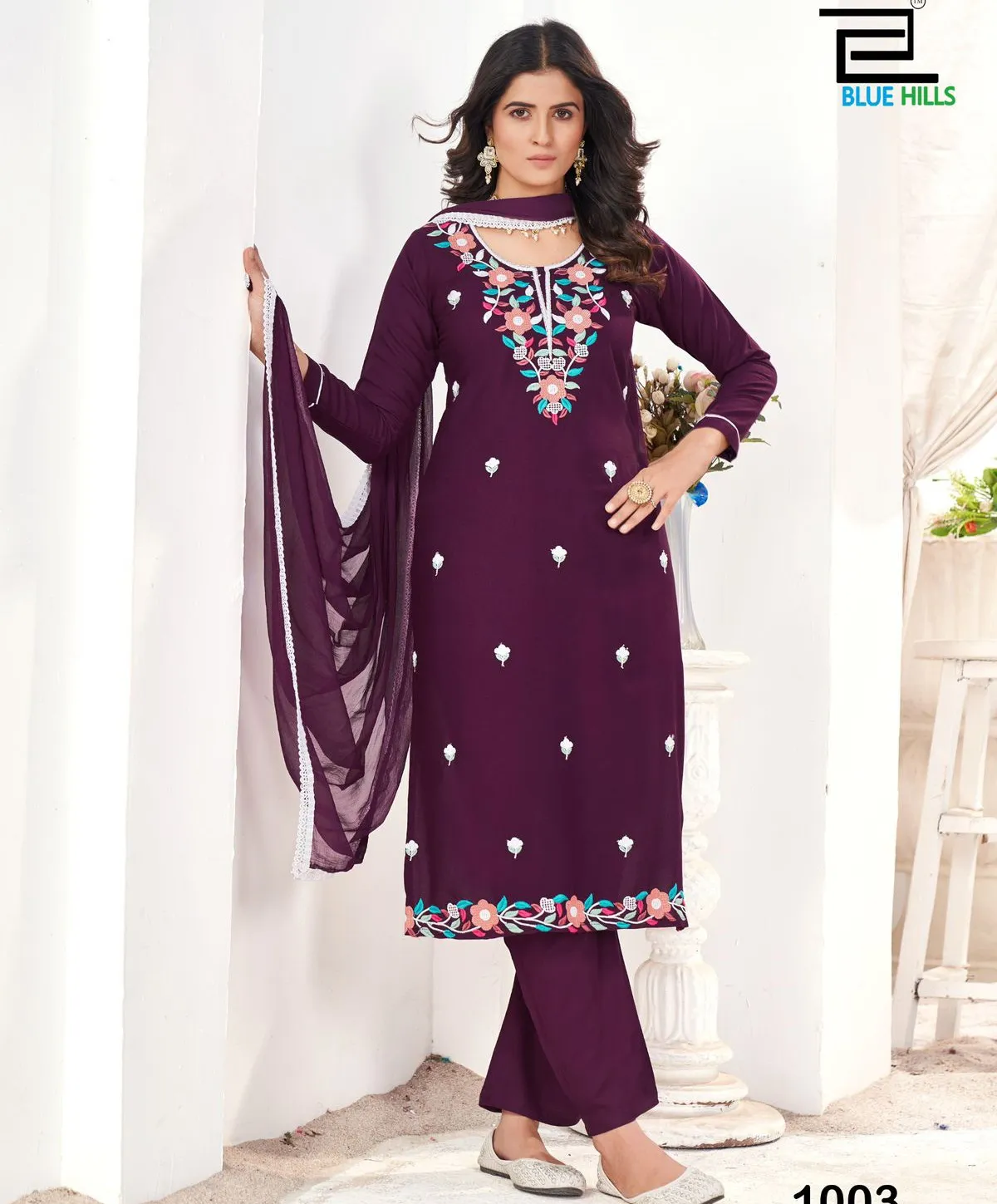 Blue Hills Black Bunny Vol 10 Rayon Wholesale Readymade Salwar Suit Collection