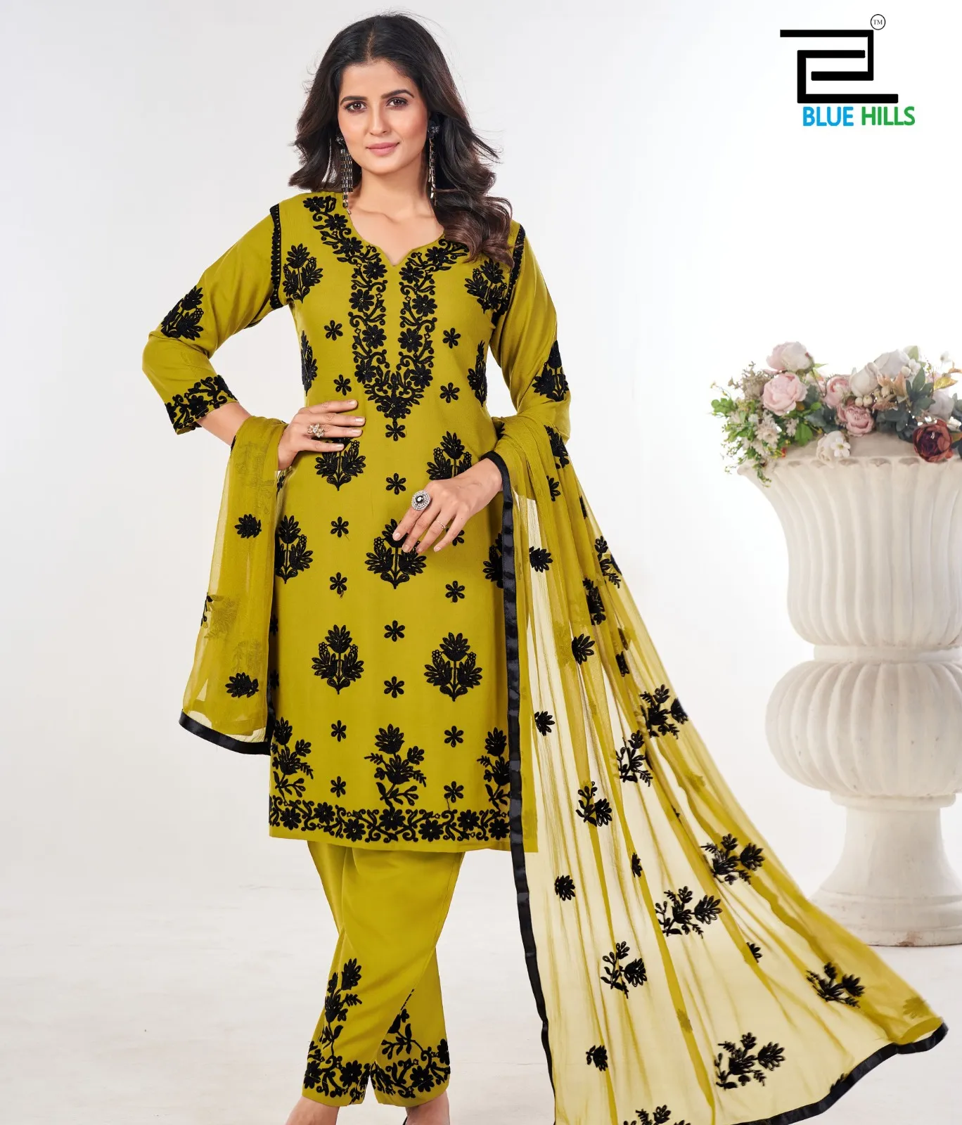 Blue Hills Saanvi Rayon Wholesale Readymade Salwar Suit Collection