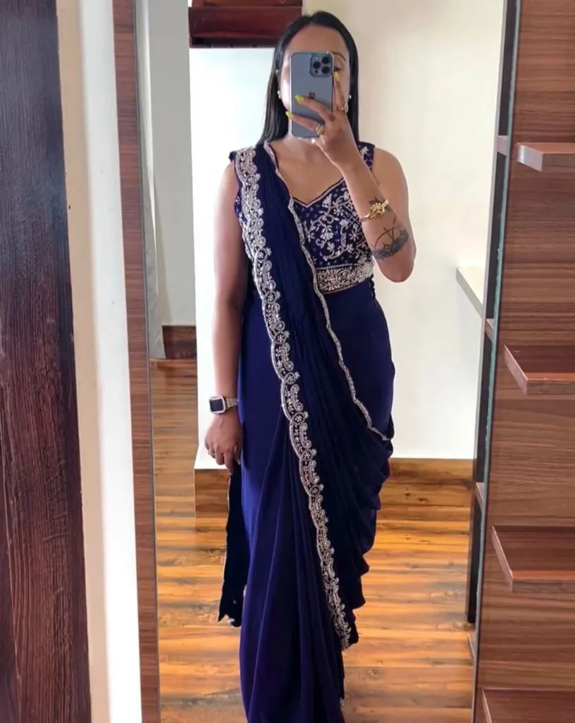 Bt 7040 Beautiful Chinon Wholesale Ready To Wear Sarees Collection