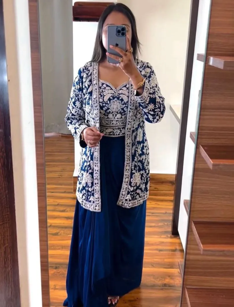 Bt 7041 Designer Chinon Wholesale Party Wear Koti with Sharara Collection