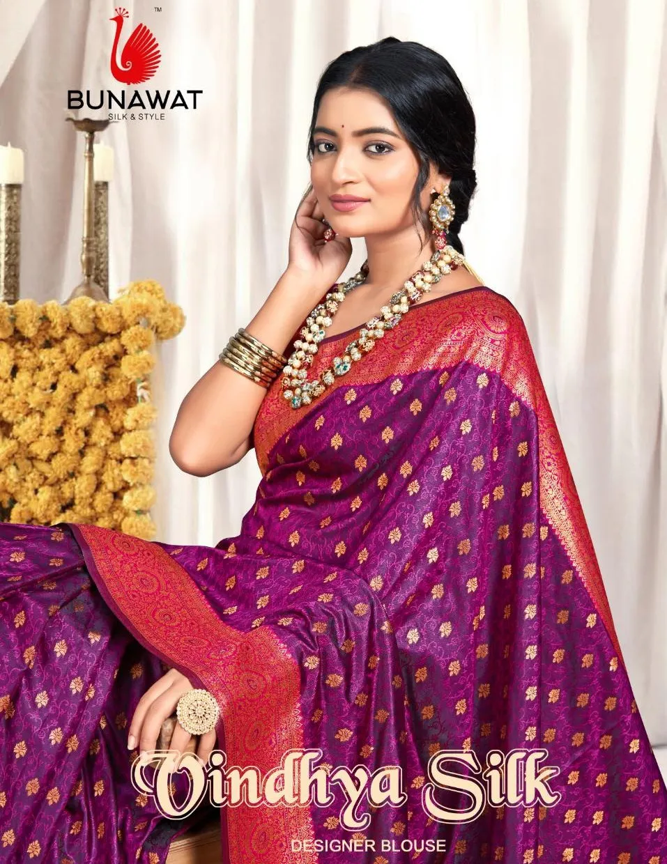 Bunawat Vindhya Silk Wholesale Sarees Collection