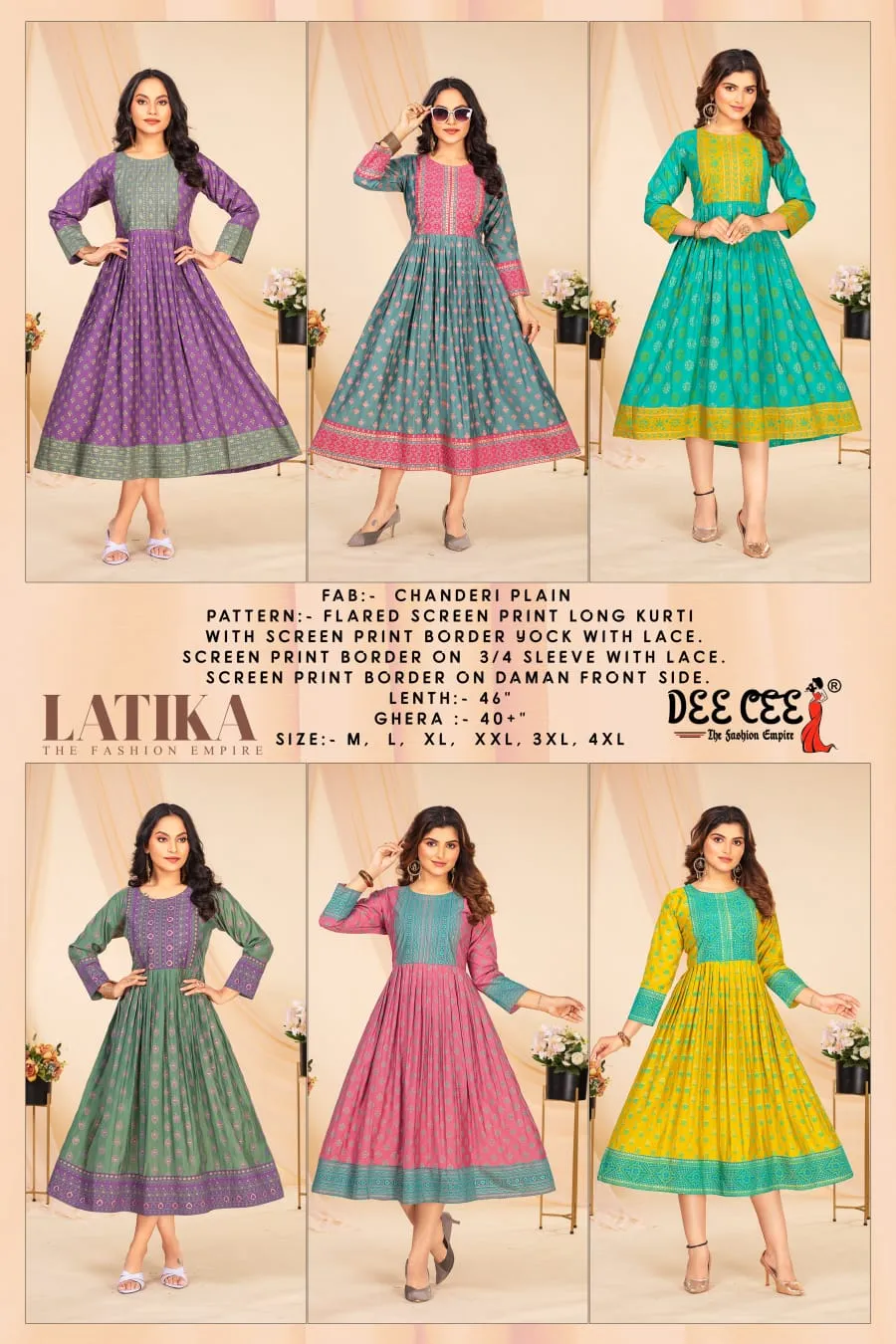 Deecee Latika Chanderi Wholesale Short Tops Collection - Image 2