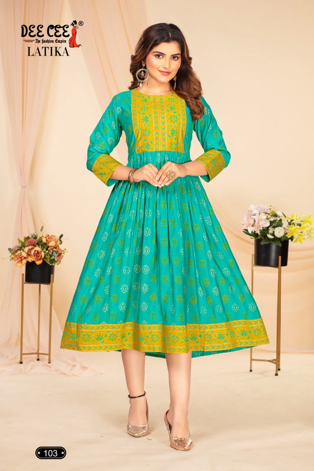 Deecee Latika Chanderi Wholesale Short Tops Collection - Image 6