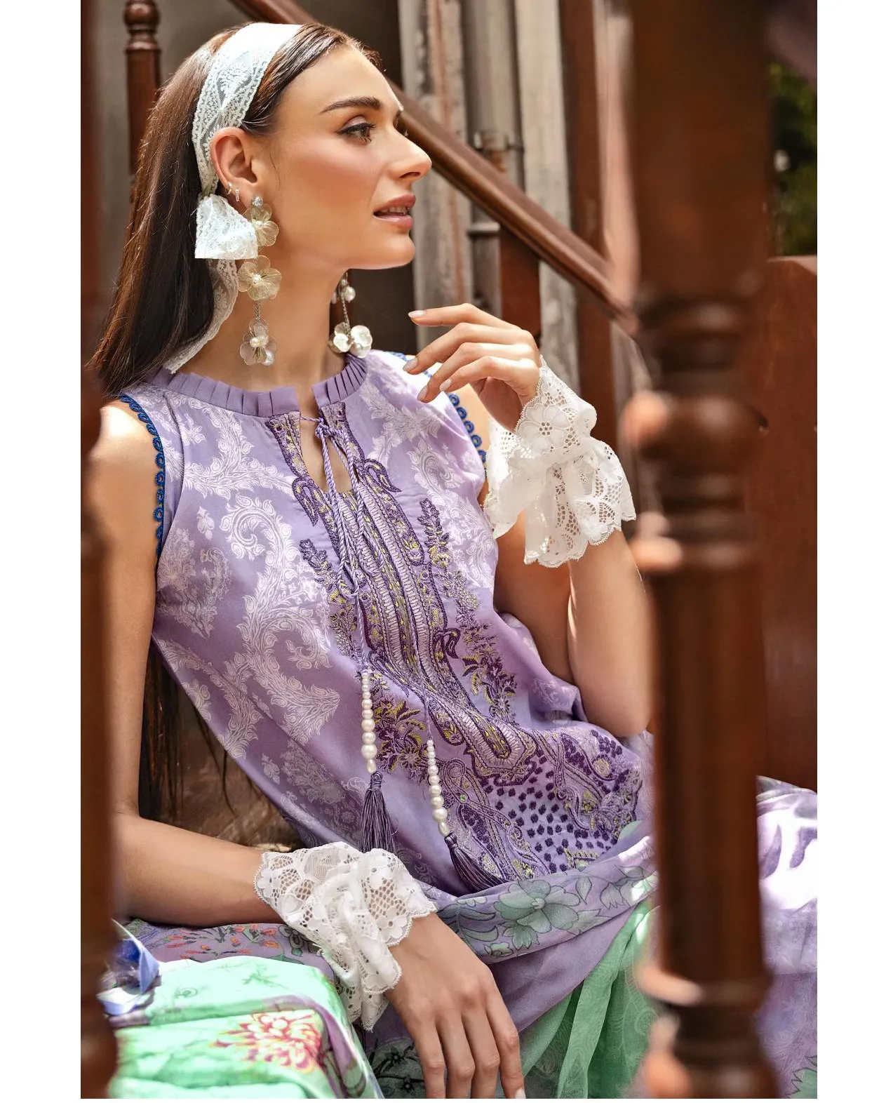 Deepsy Bliss Lawn 24 Vol 2 Chiffon Dupatta Wholesale Pakistani Salwar Suit Collection