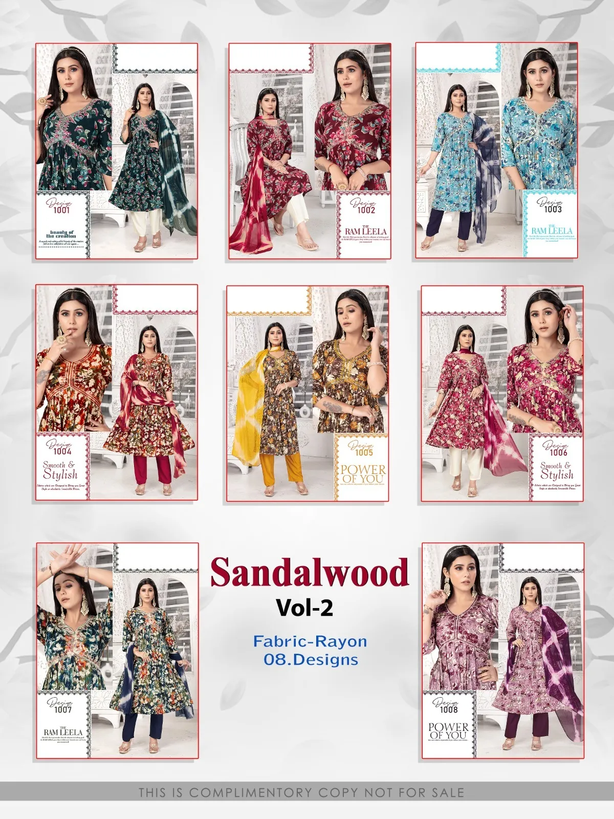 Fashion Talk Sandalwood Vol 2 Rayon Procian Foil Print Wholesale Readymade Salwar Suit Collection - Image 5