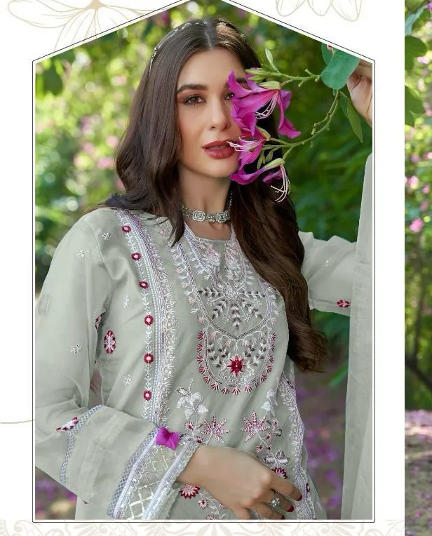 Fepic C 1728 OIrganza Wholesale Pakistani Salwar Suit Collection