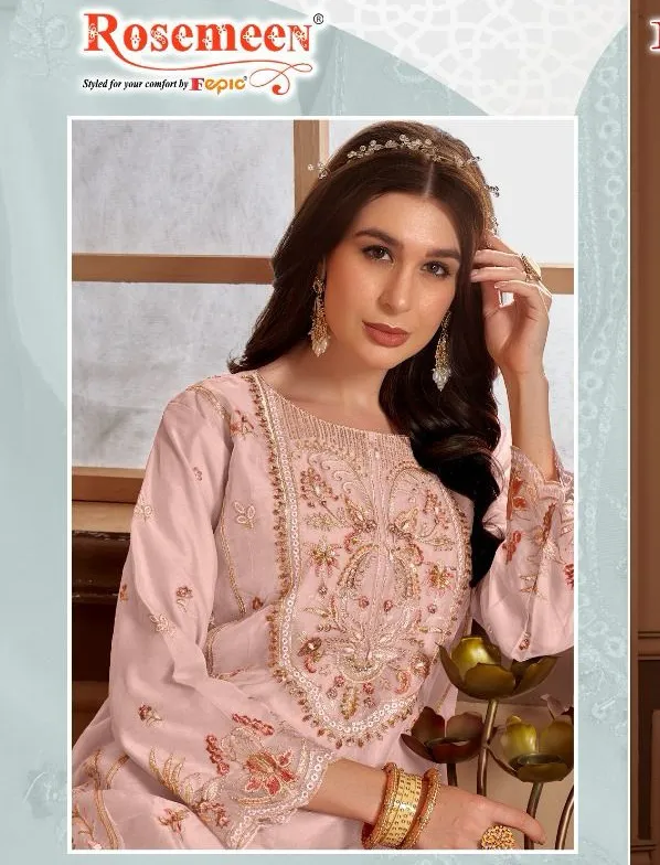 Fepic C 1773 OIrganza Wholesale Pakistani Salwar Suit Collection