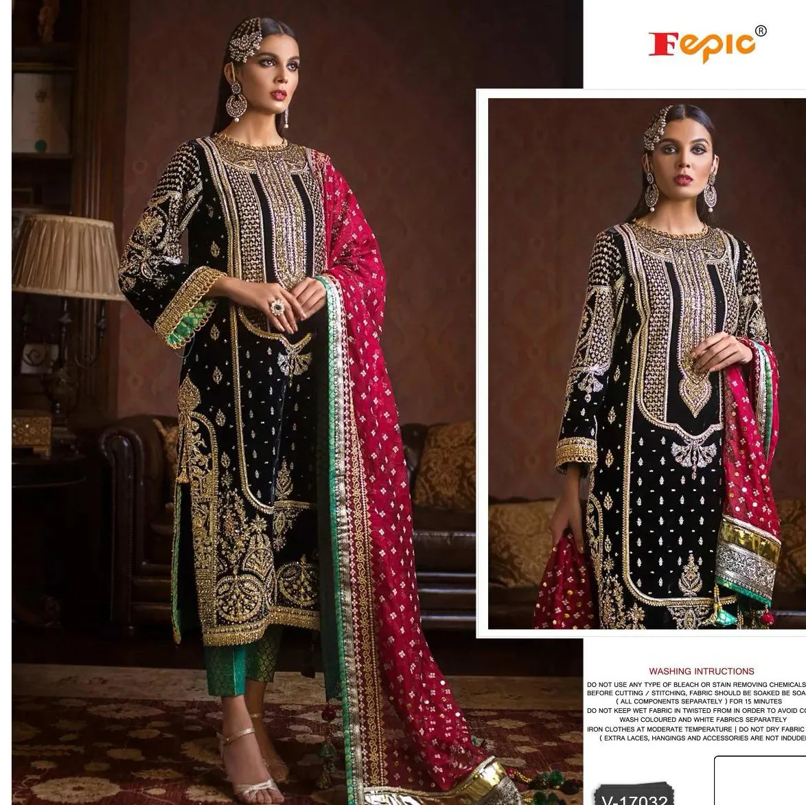 Fepic V 17032 Velvet Wholesale Winter Collection