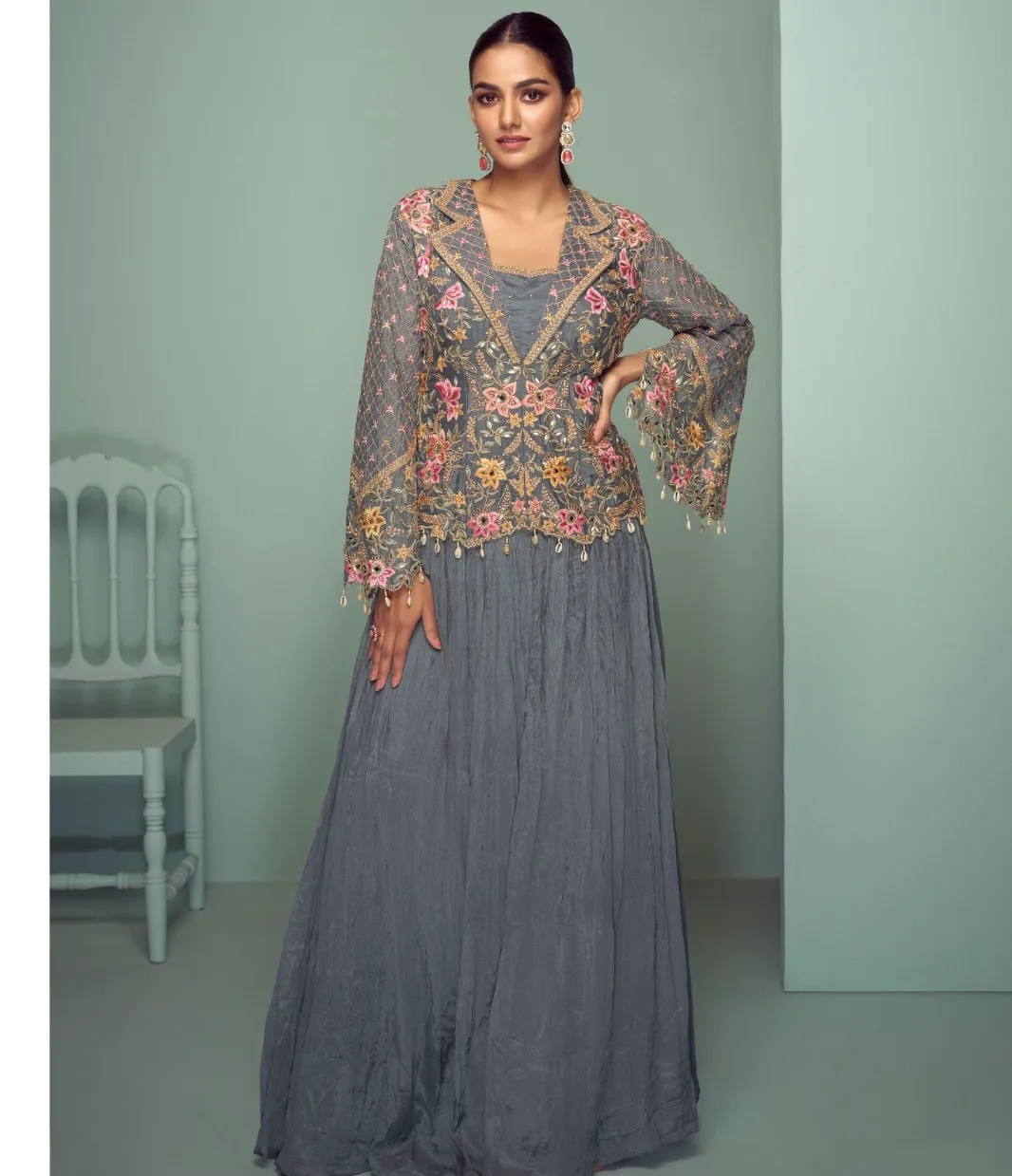 Gulkayra Crown Chinon Wholesale Designer Salwar Suit Collection