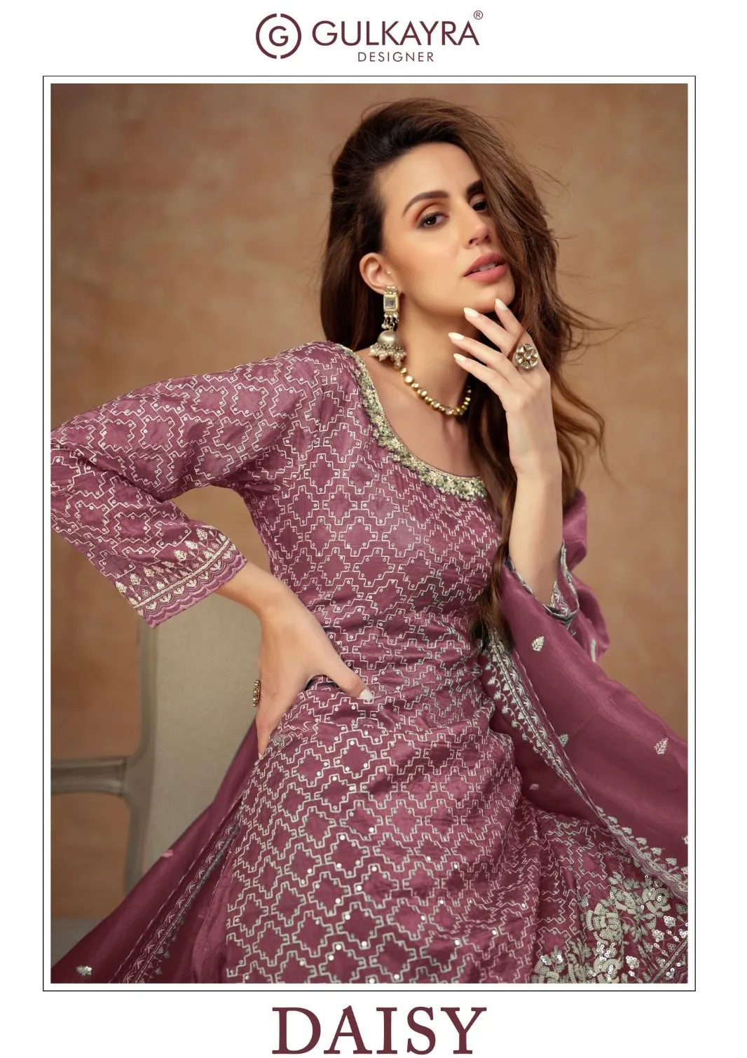 Gulkayra Designer Daisy Real Gold Silk Wholesale Designer Salwar Suit Collection