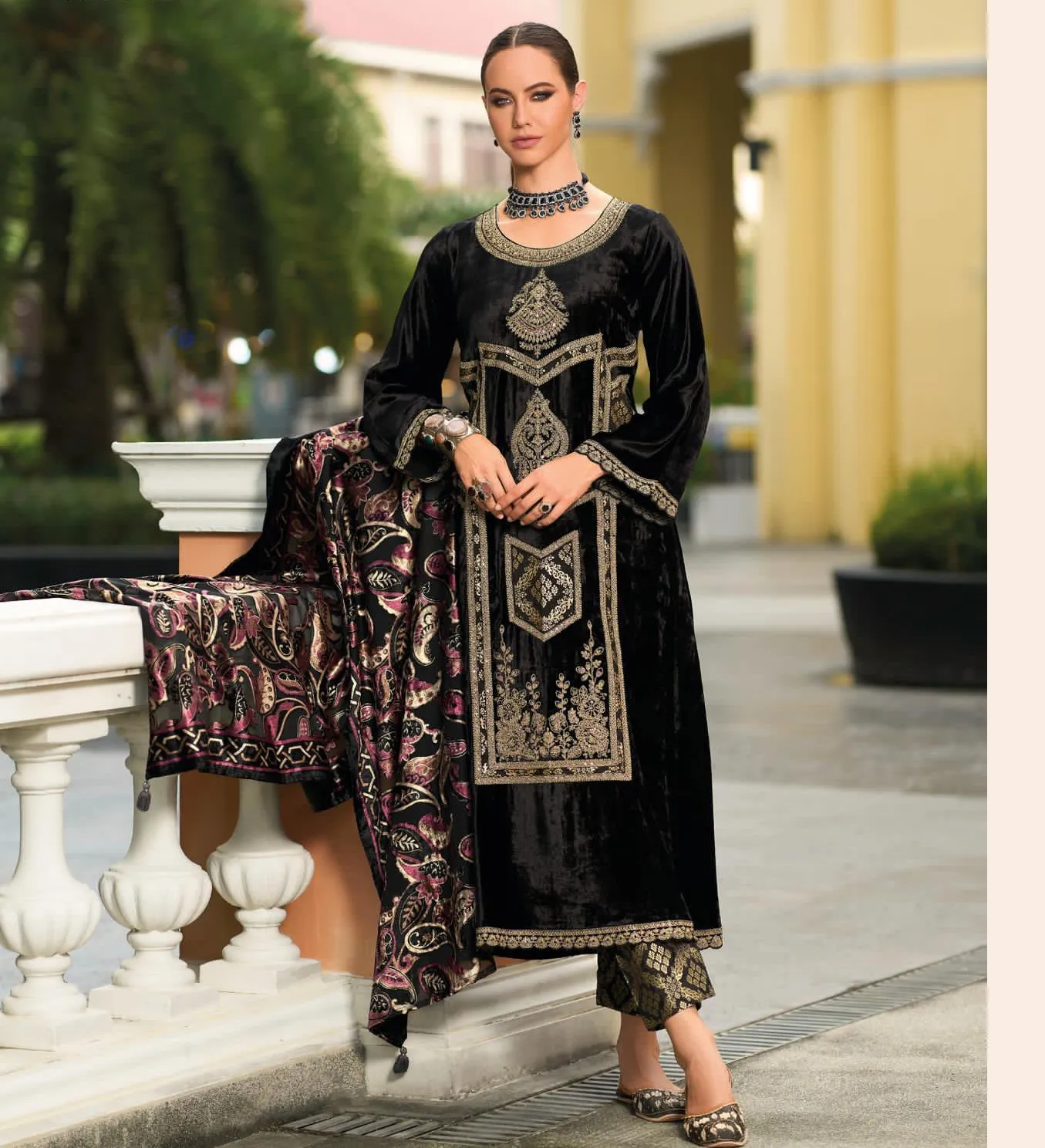 Gull Jee Riwayat Velvet Wholesale Winter Collection