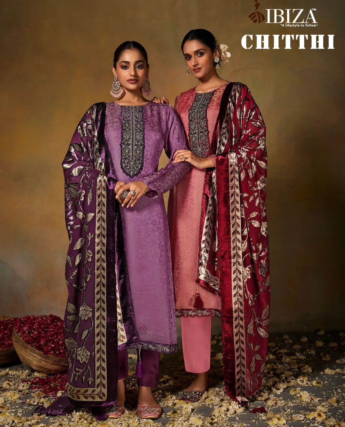 Ibiza Chitthi Pure Morcco Silk Wholesale Designer Salwar Suit Collection